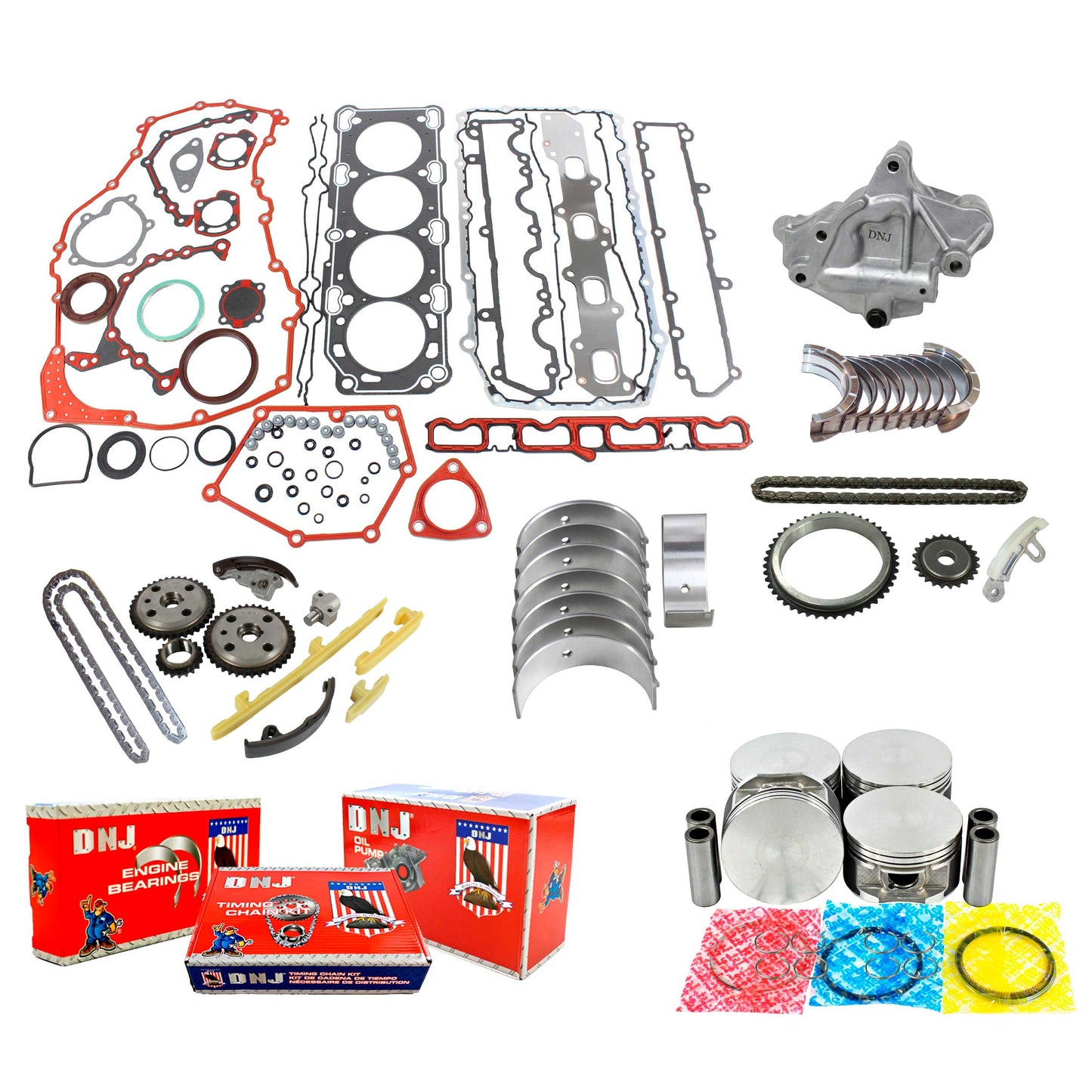 Master Engine Rebuild Kit 1999-2002 Chevrolet,Oldsmobile,Pontiac 2.4L