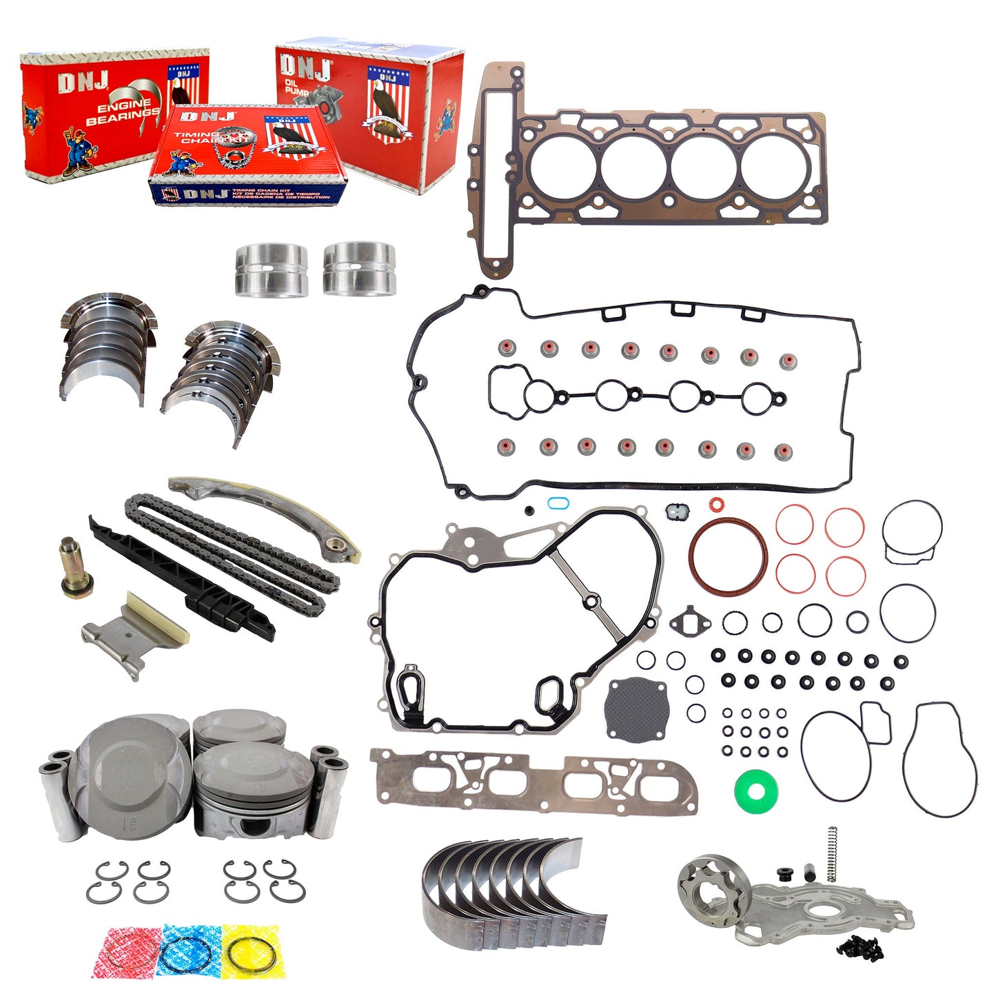 Master Engine Rebuild Kit 2009-2011 Chevrolet,Pontiac 2.2L