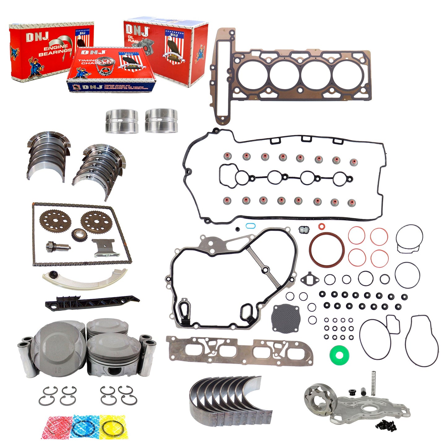 Master Engine Rebuild Kit 2009-2011 Chevrolet,Pontiac 2.2L