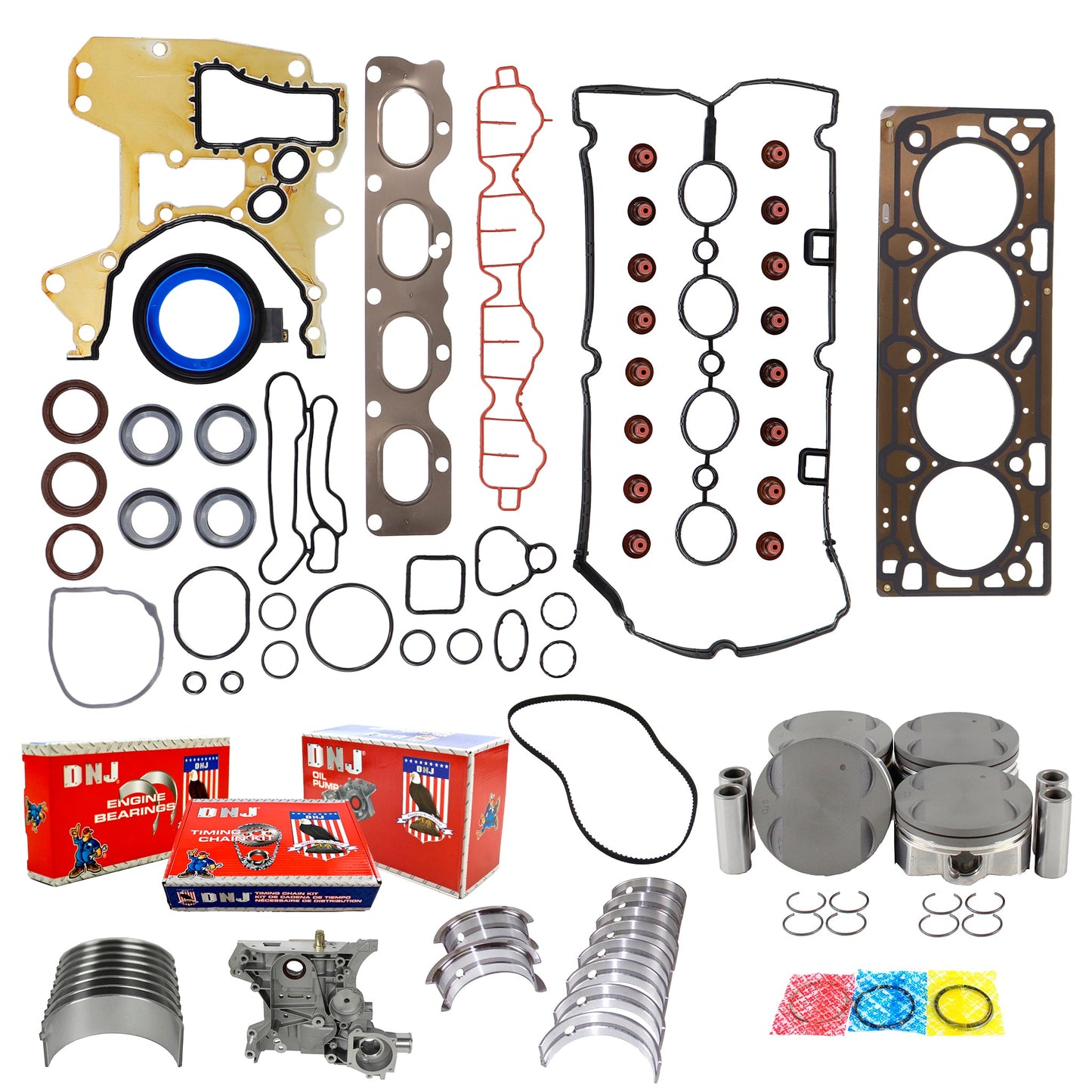 Master Engine Rebuild Kit 2009-2011 Chevrolet,Pontiac 1.6L