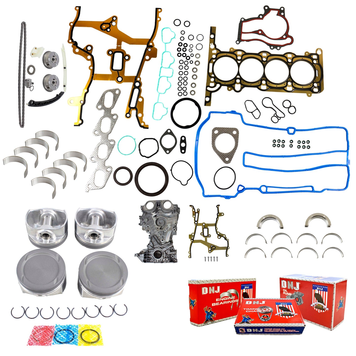 Master Engine Rebuild Kit 2011-2021 Buick,Chevrolet 1.4L