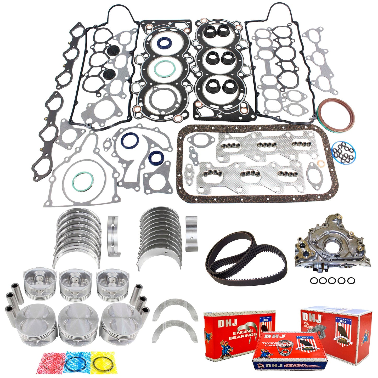 Master Engine Rebuild Kit 1996-1997 Acura,Honda,Isuzu 3.2L