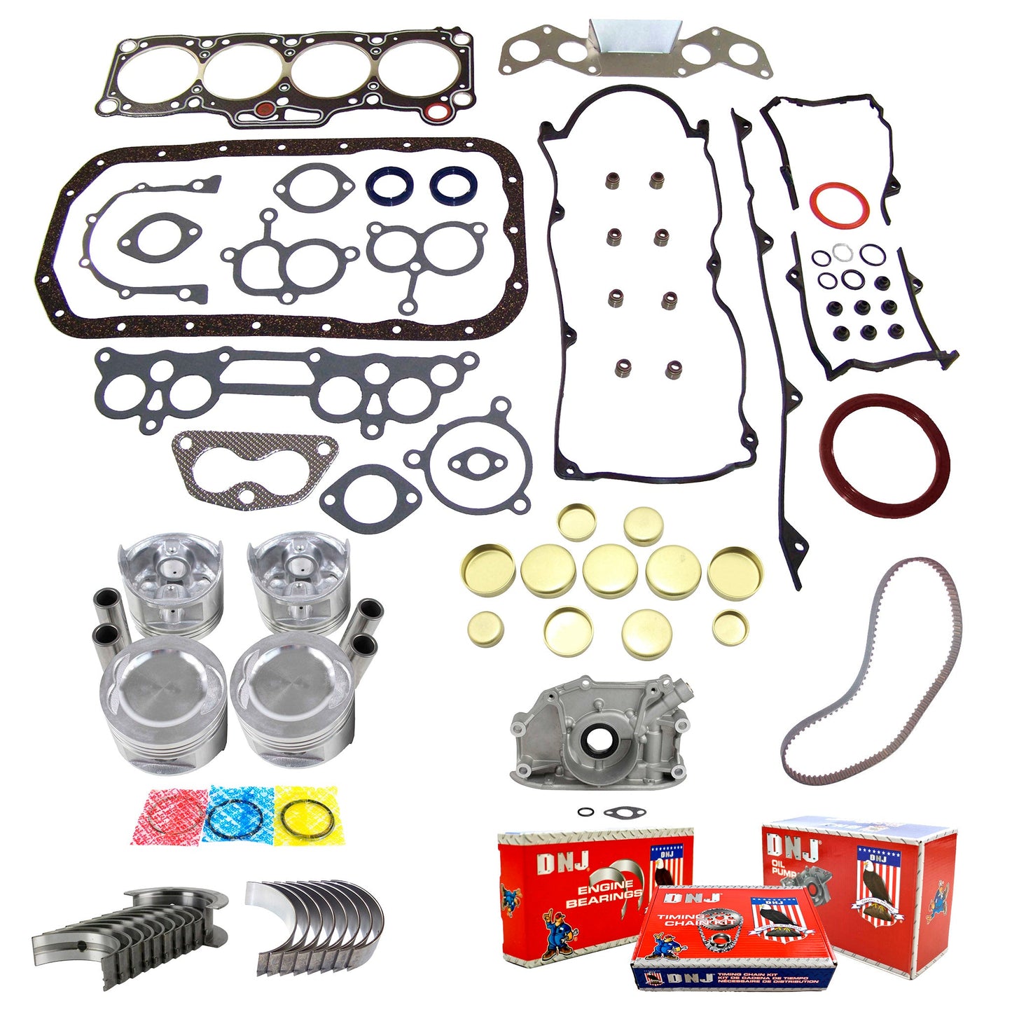 Master Engine Rebuild Kit 1986-1987 Mazda 2.0L