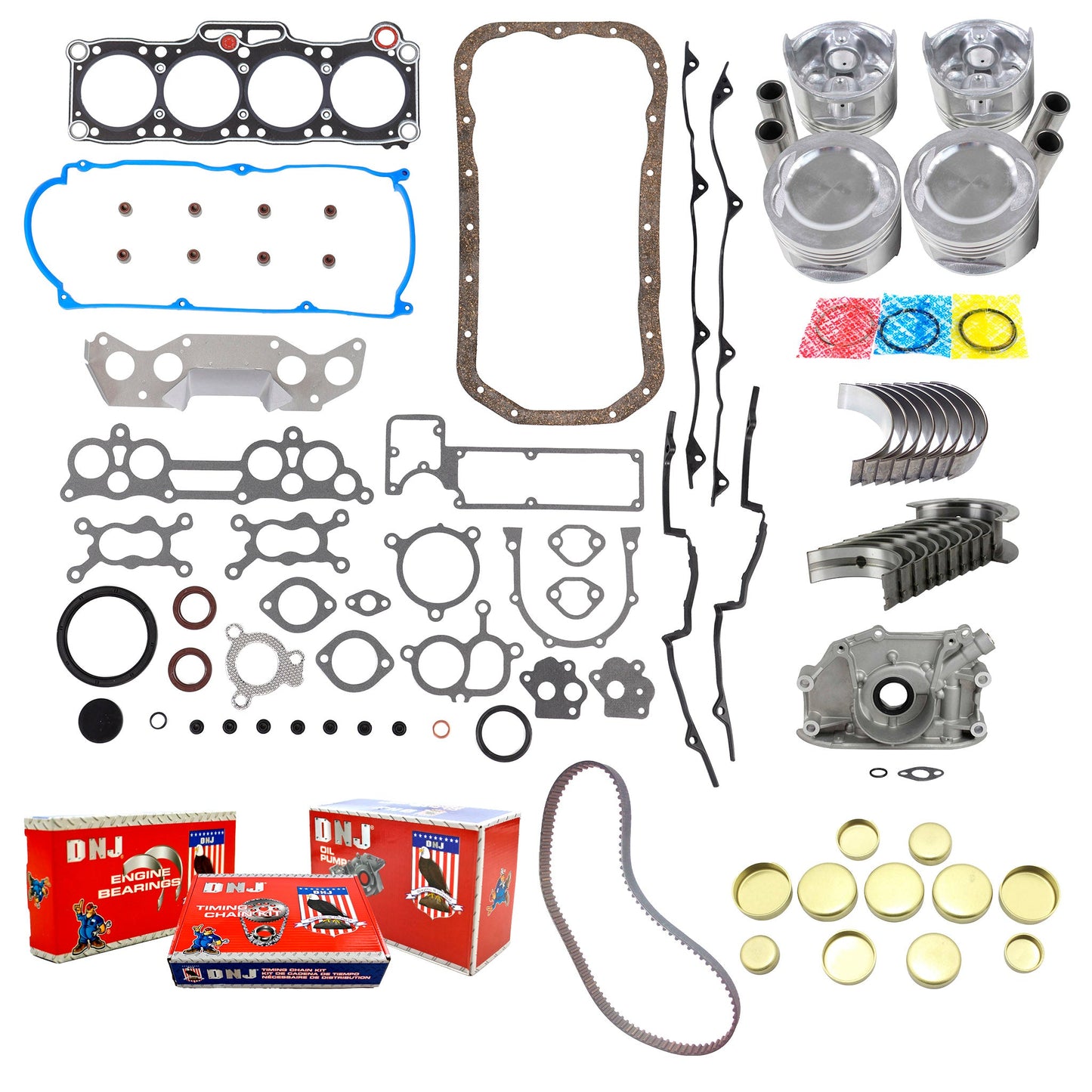 Master Engine Rebuild Kit 1986-1987 Mazda B2000 2.0L