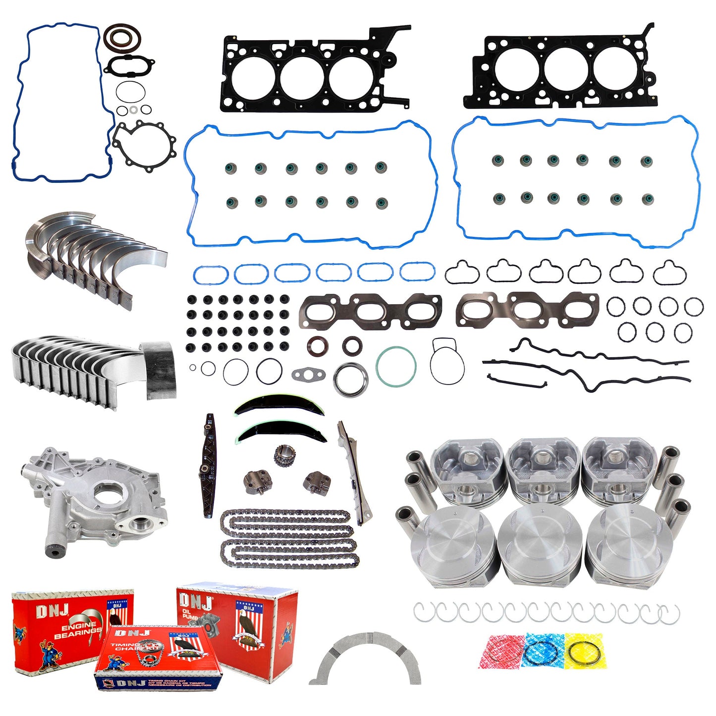 Master Engine Rebuild Kit 2006-2007 Ford, Lincoln, Mercury 3.0L