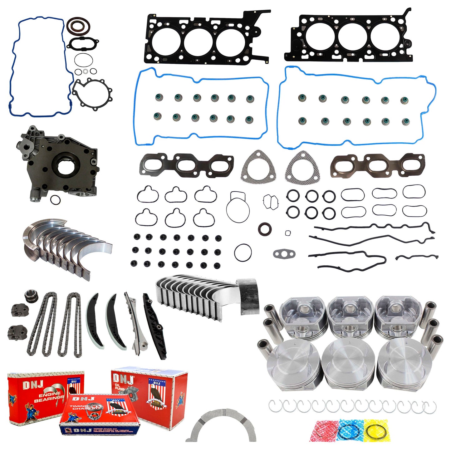 Master Engine Rebuild Kit 2005-2006 Ford,Mercury 3.0L
