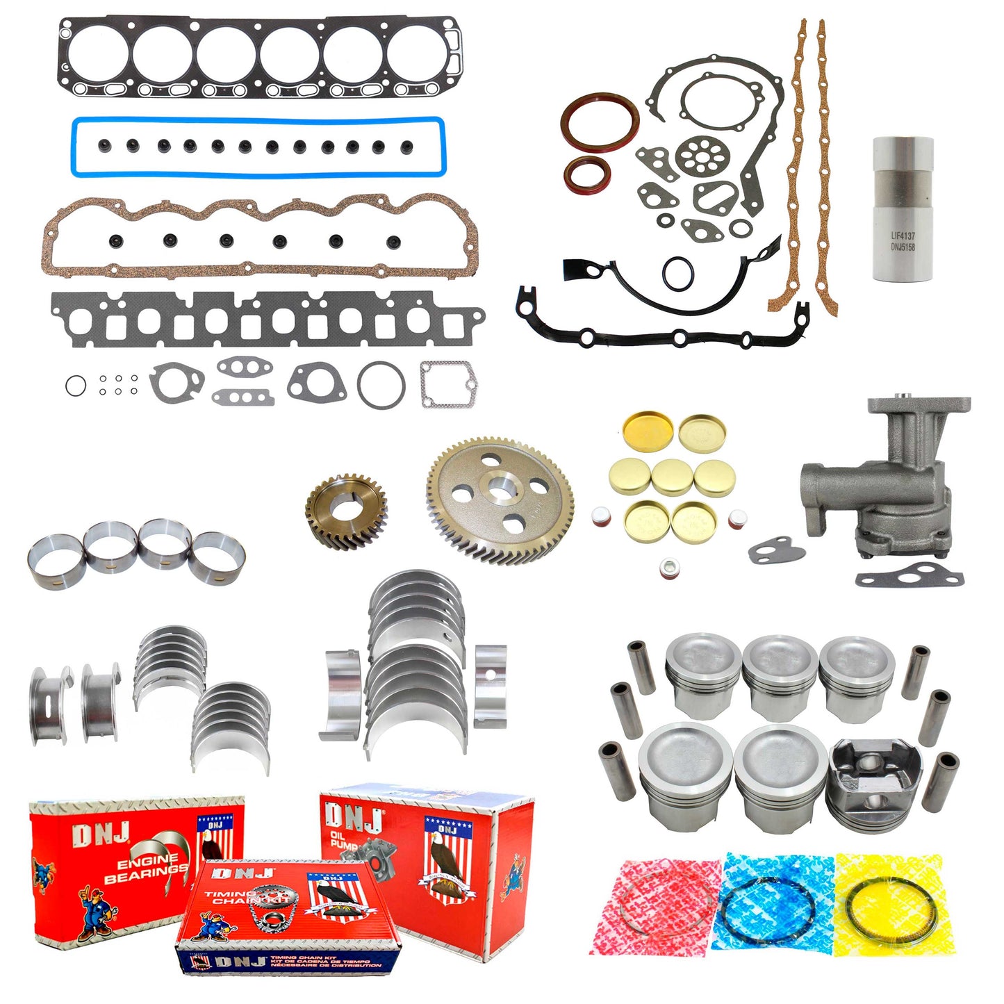Master Engine Rebuild Kit 1968-1985 Ford 4.9L