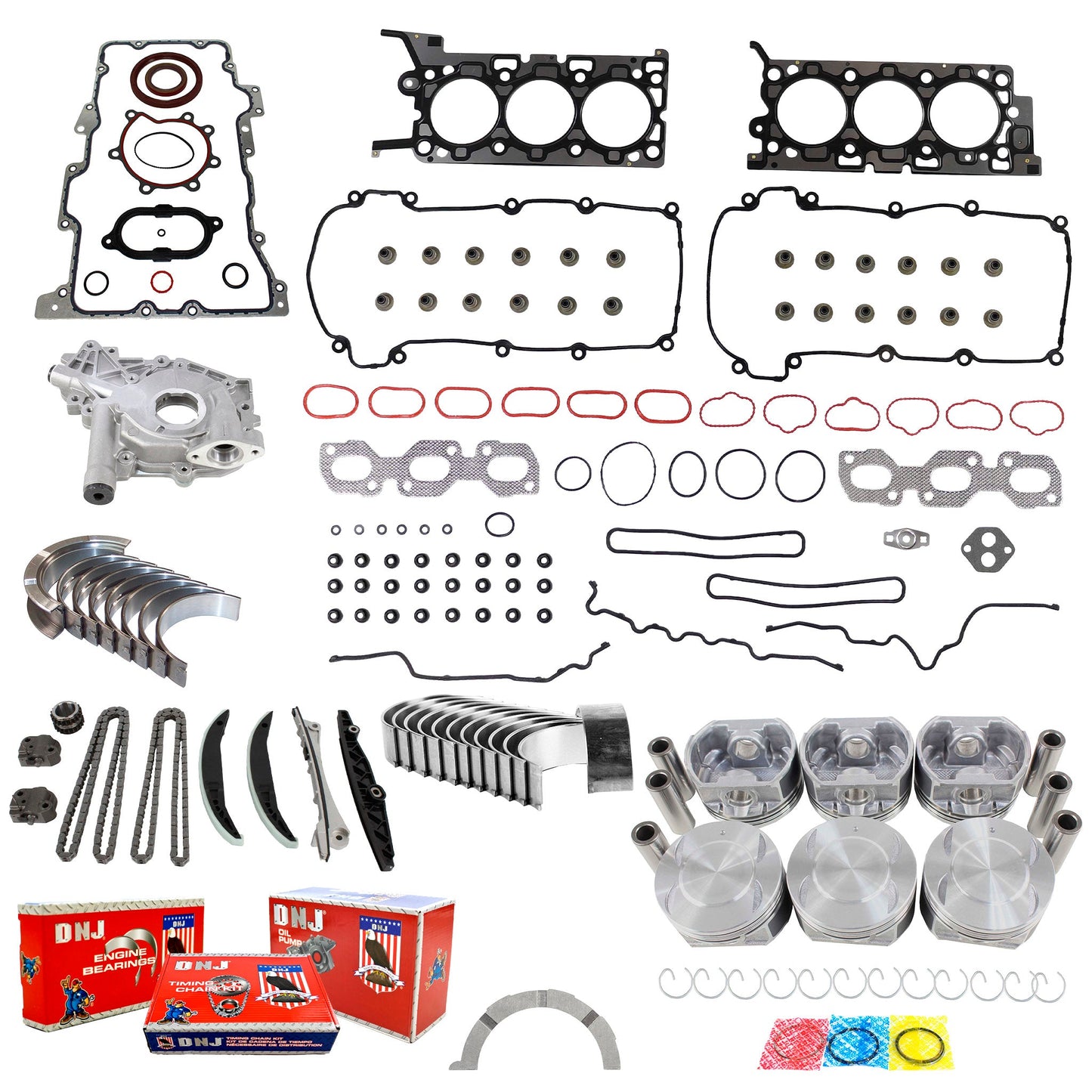 Master Engine Rebuild Kit 2003-2005 Lincoln 3.0L