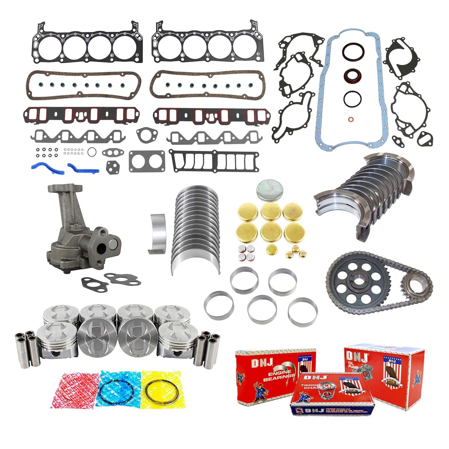 Master Engine Rebuild Kit 1992-1996 Ford 5.0L