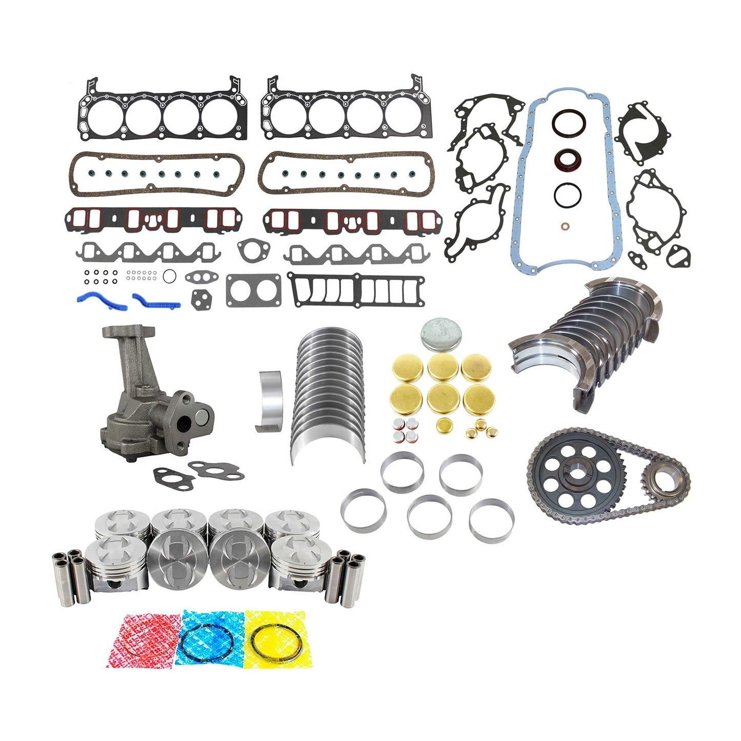 Master Engine Rebuild Kit 1992-1996 Ford 5.0L