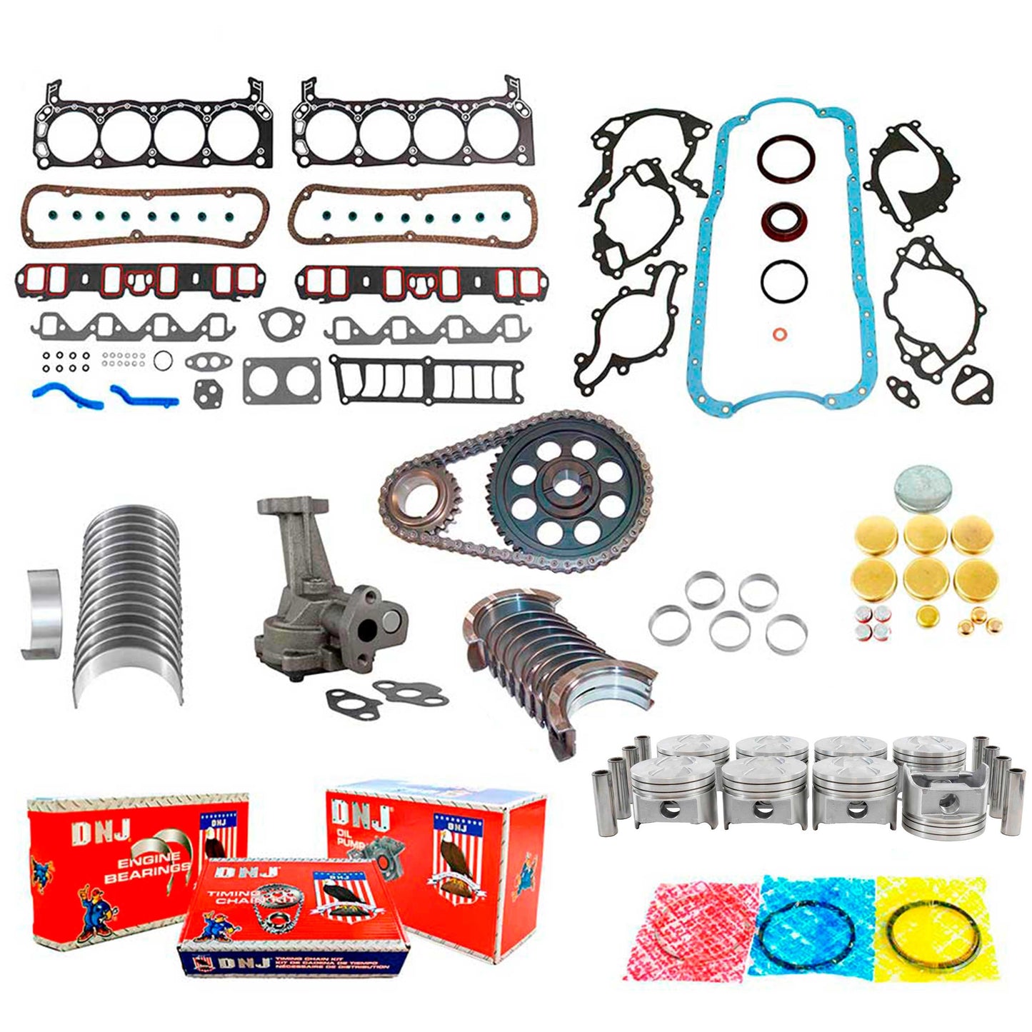 Master Engine Rebuild Kit 1992-1996 Ford 5.0L