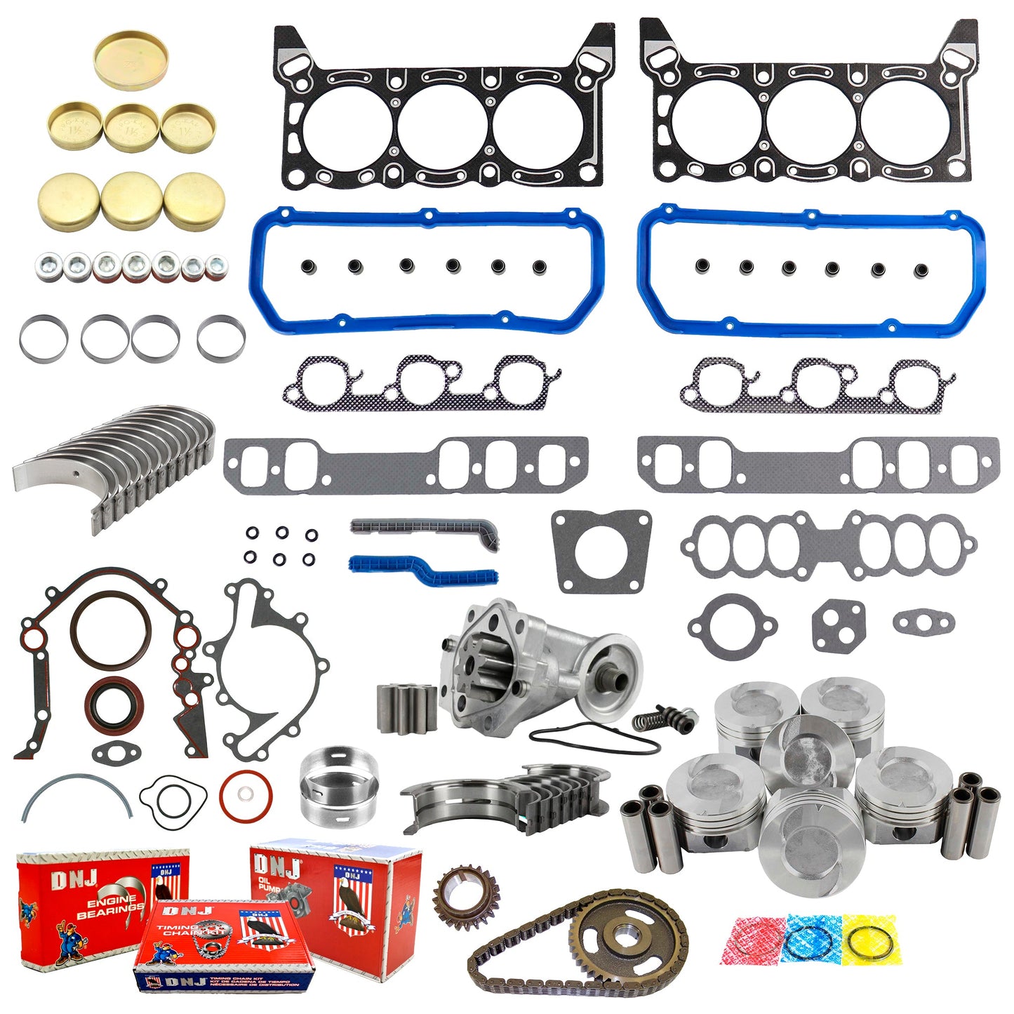 Master Engine Rebuild Kit 1990-1993 Ford,Mercury 3.8L