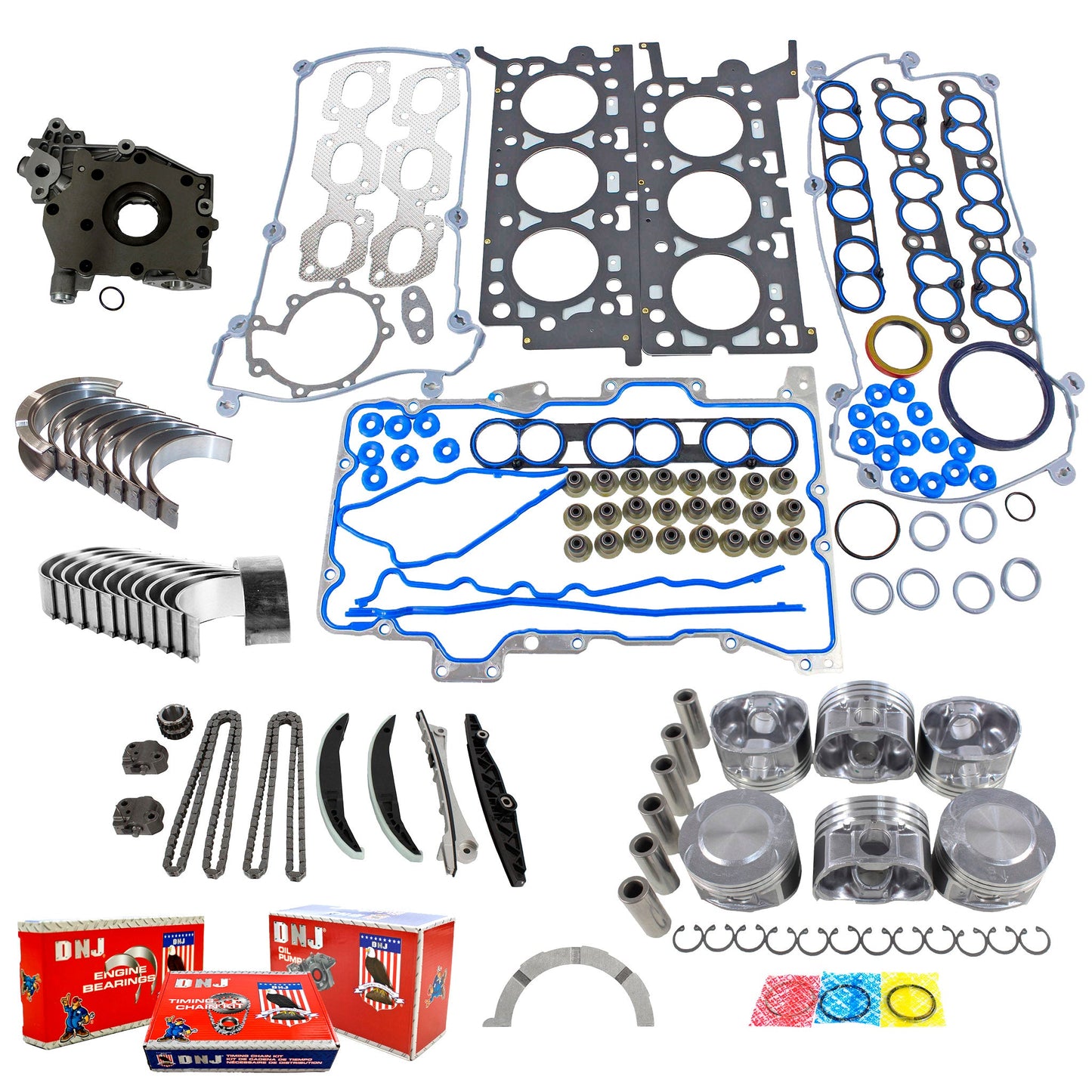 Master Engine Rebuild Kit 2001 Mazda 2.5L