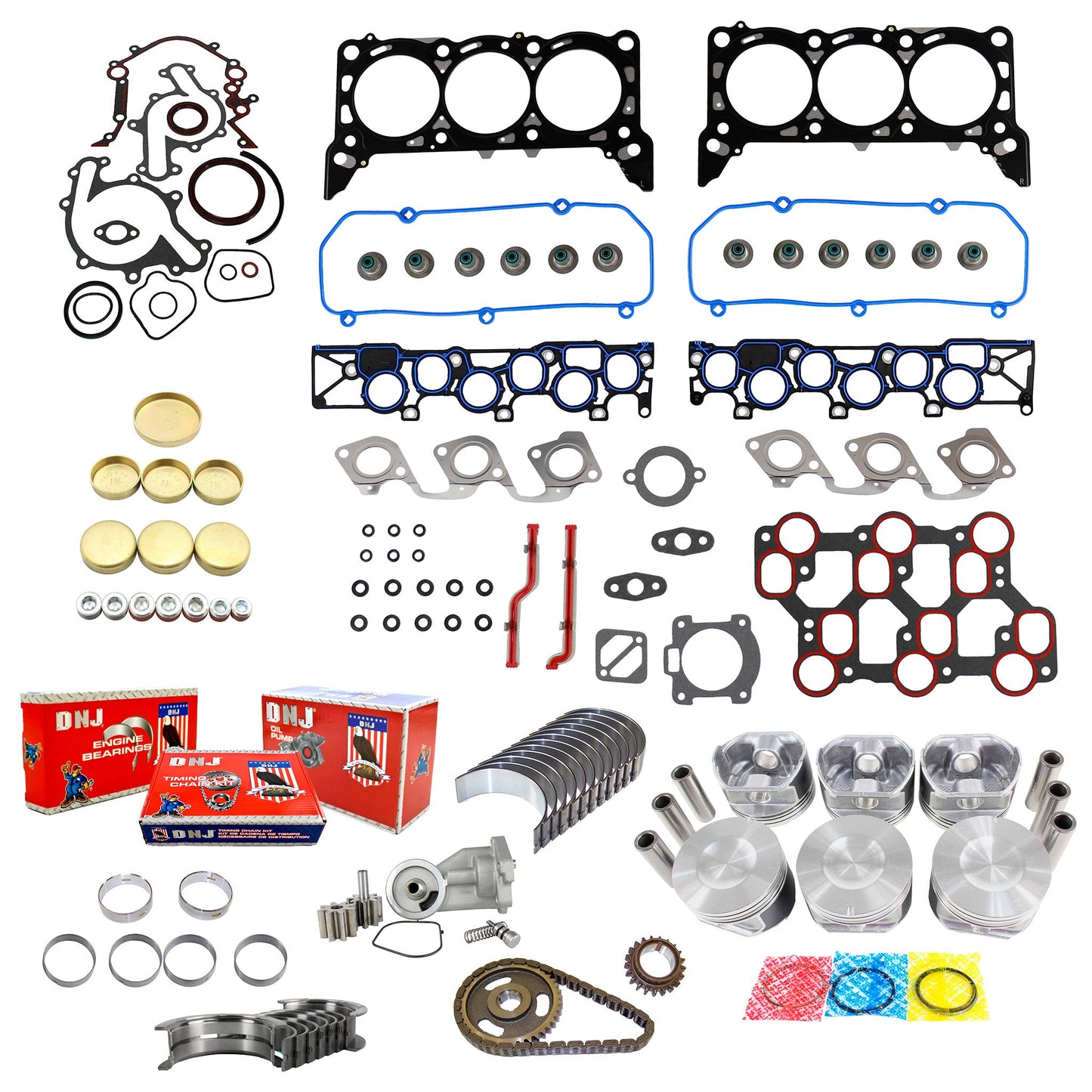 Master Engine Rebuild Kit 1999 Ford 3.8L