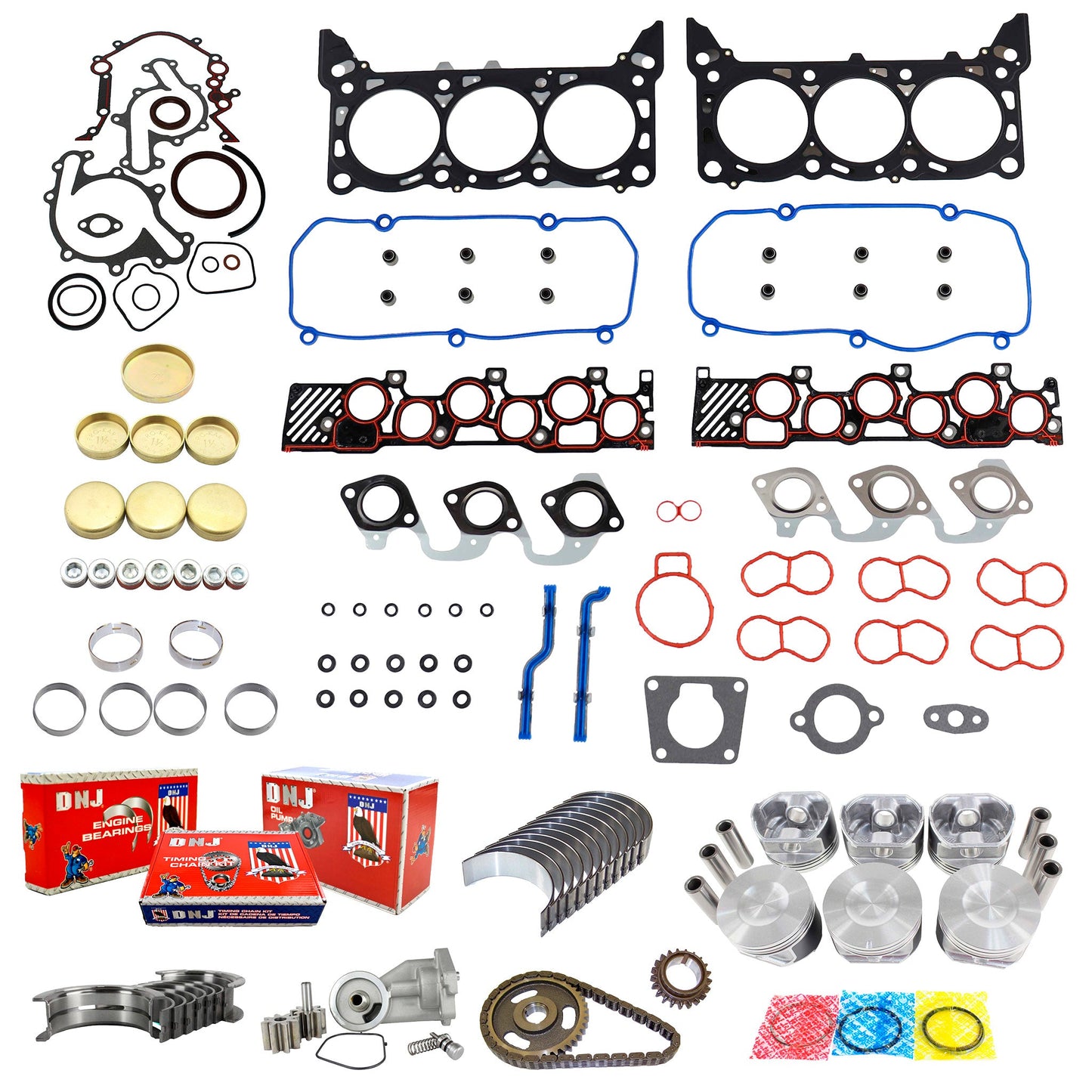 Master Engine Rebuild Kit 1997-1998 Ford 3.8L