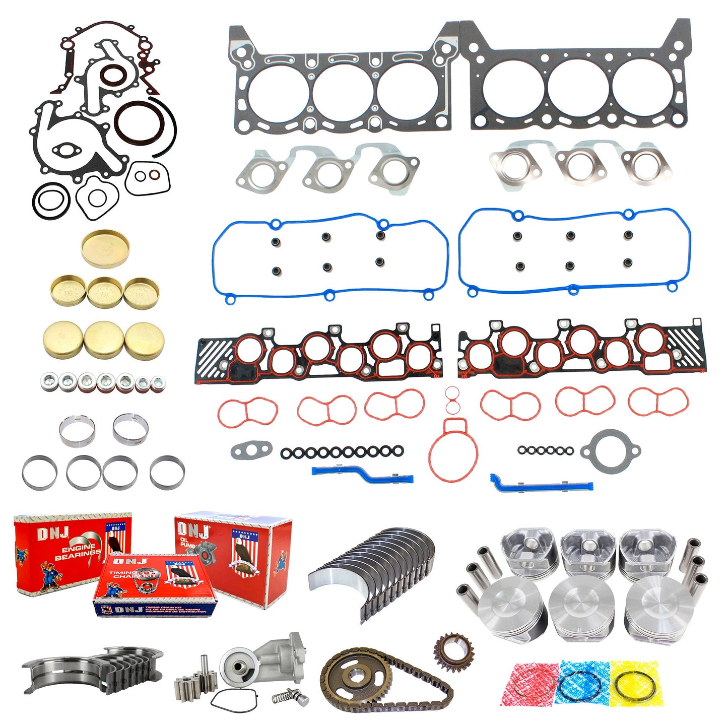 Master Engine Rebuild Kit 1996 Ford 3.8L