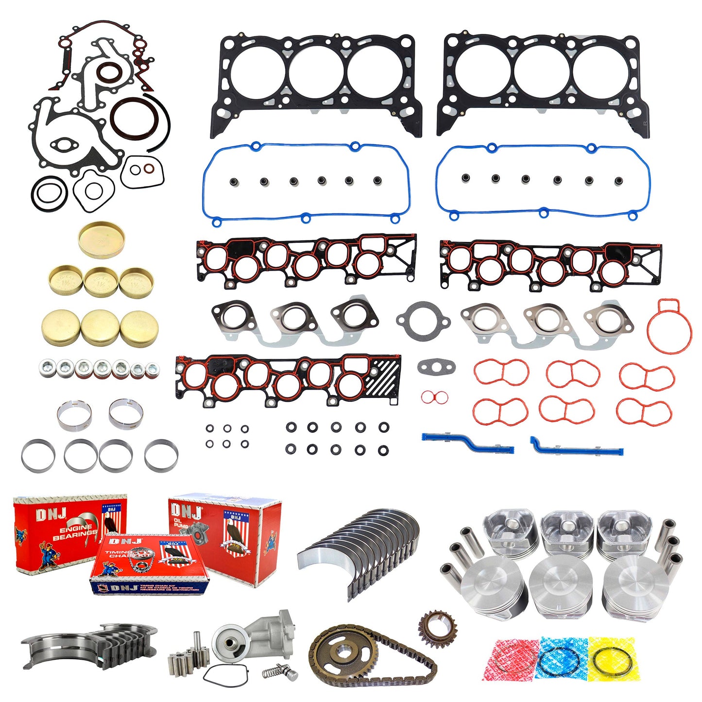 Master Engine Rebuild Kit 1997-1998 Ford 3.8L