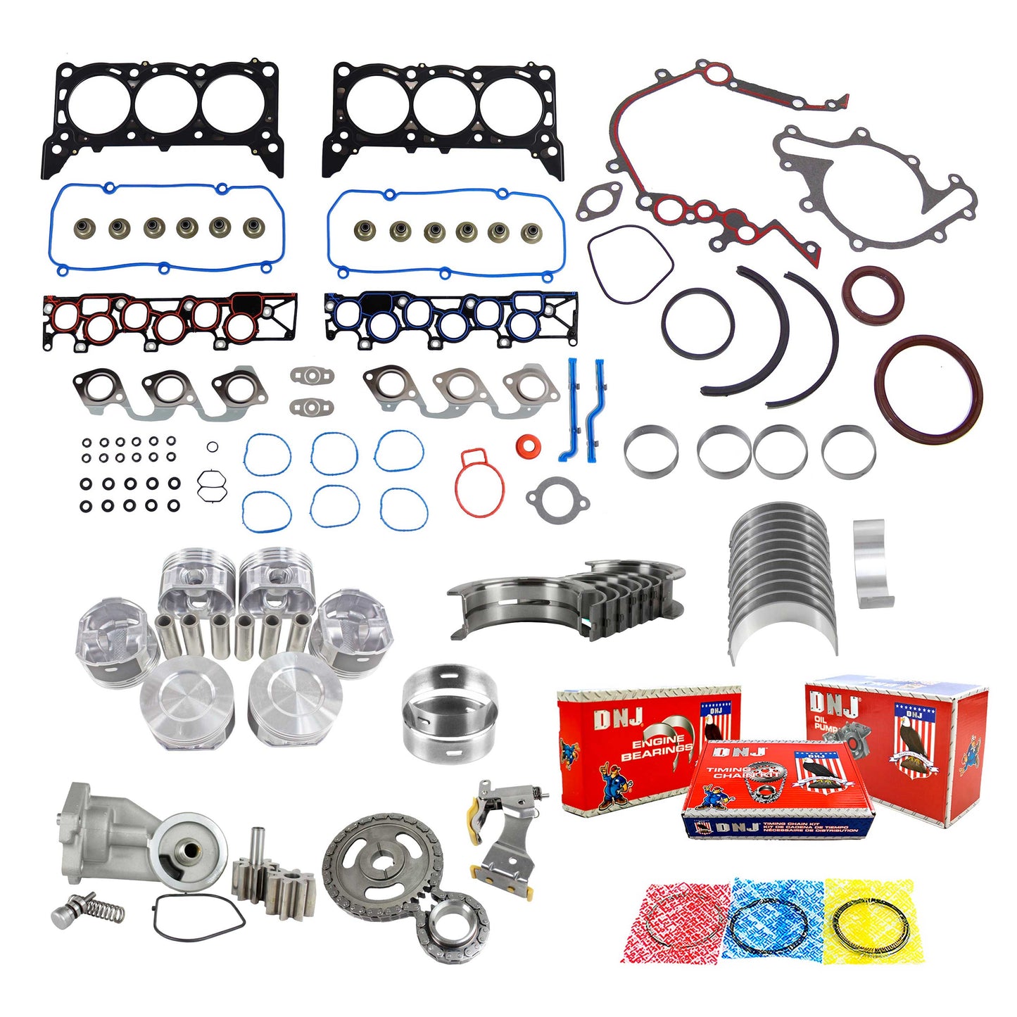 Master Engine Rebuild Kit 2004 Ford 3.9L