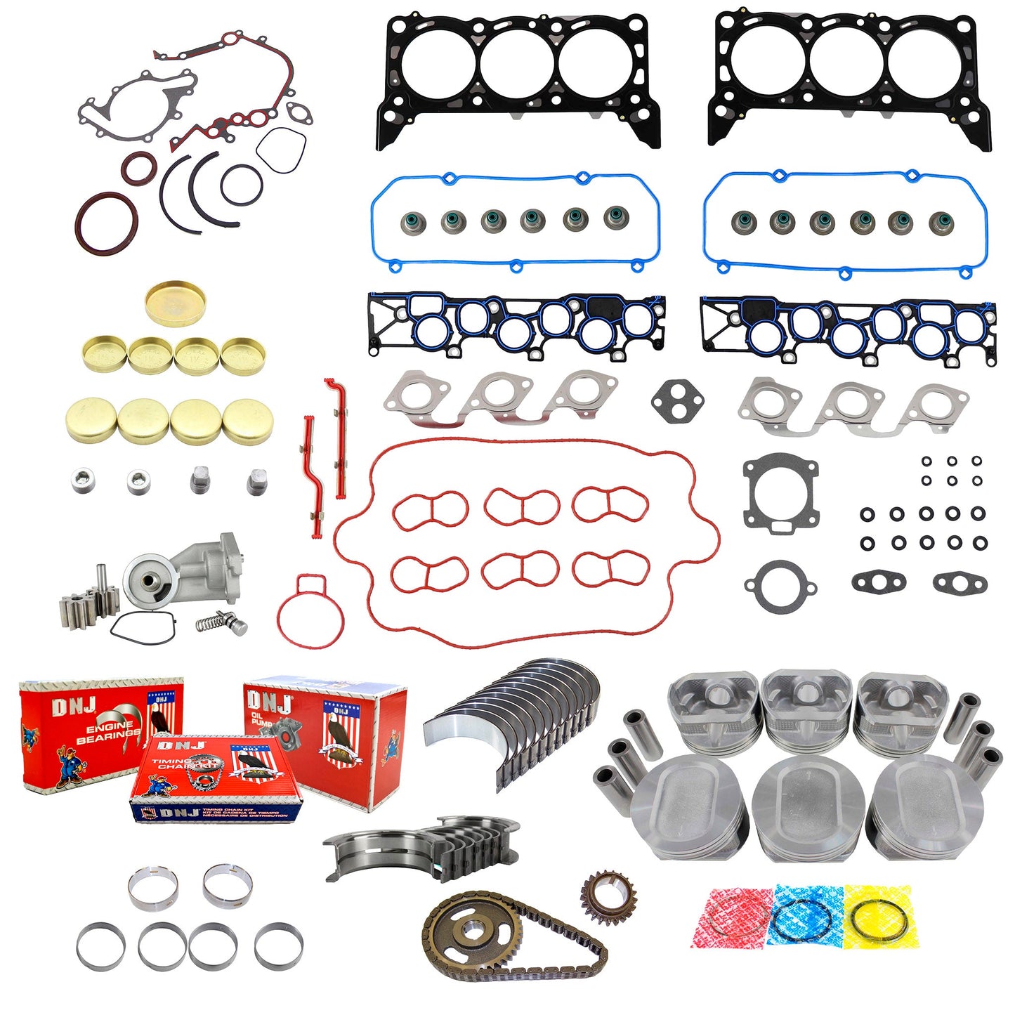 Master Engine Rebuild Kit 2001-2004 Ford 4.2L