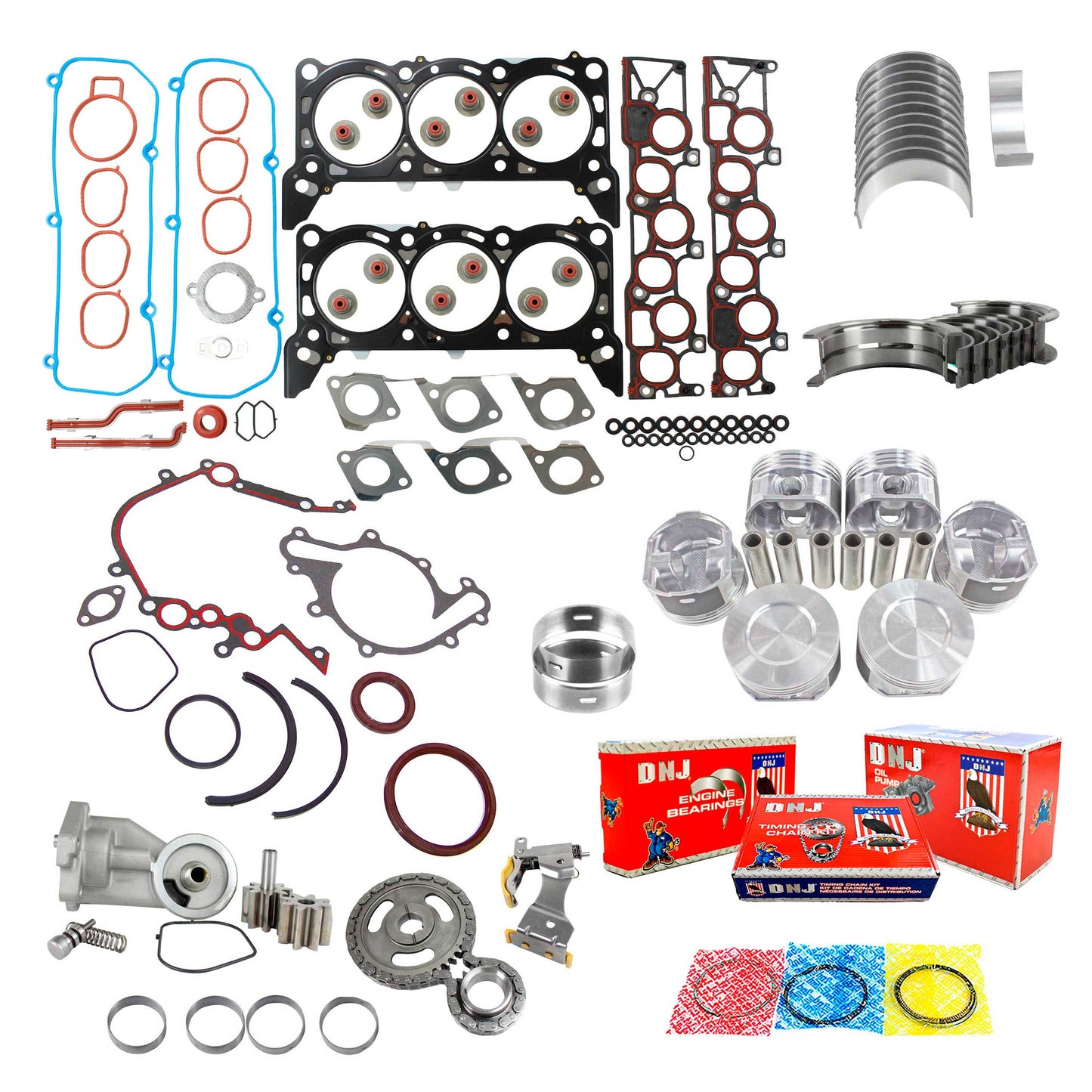 Master Engine Rebuild Kit 2005-2007 Ford 3.9L