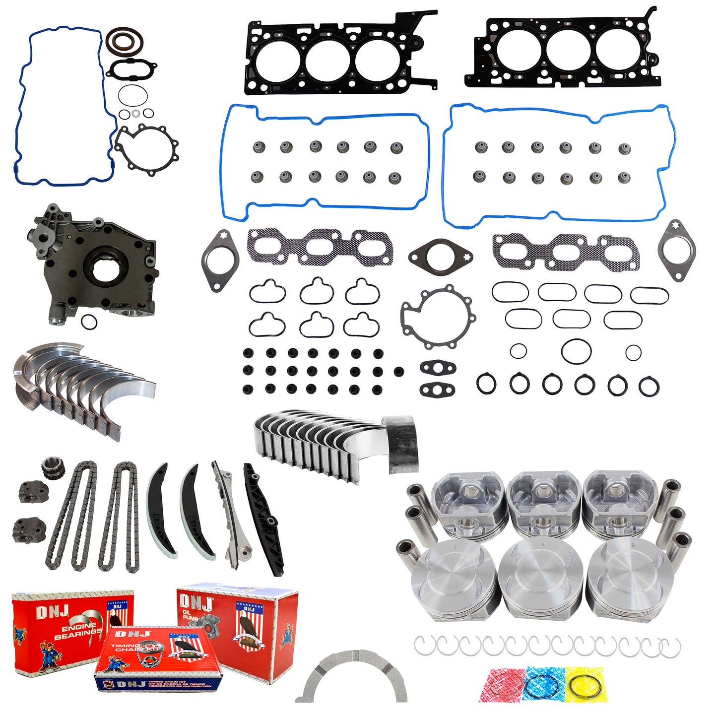 Master Engine Rebuild Kit 2004 Mazda 3.0L