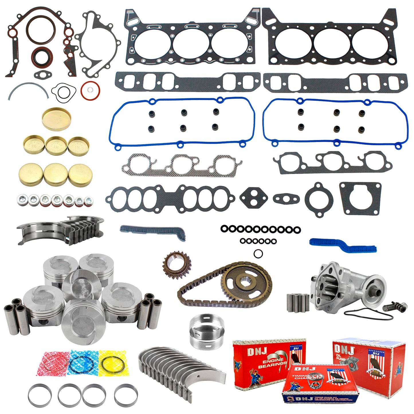 Master Engine Rebuild Kit 1990-1993 Ford,Lincoln,Mercury 3.8L