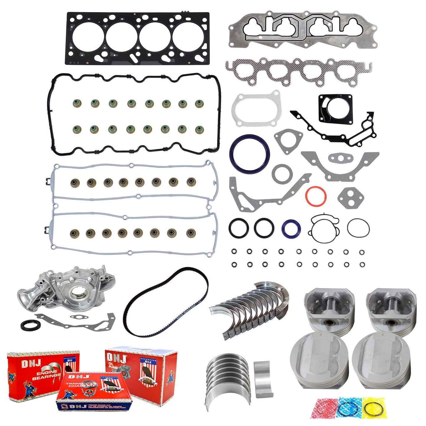 Master Engine Rebuild Kit 1995-1997 Ford,Mercury 2.0L