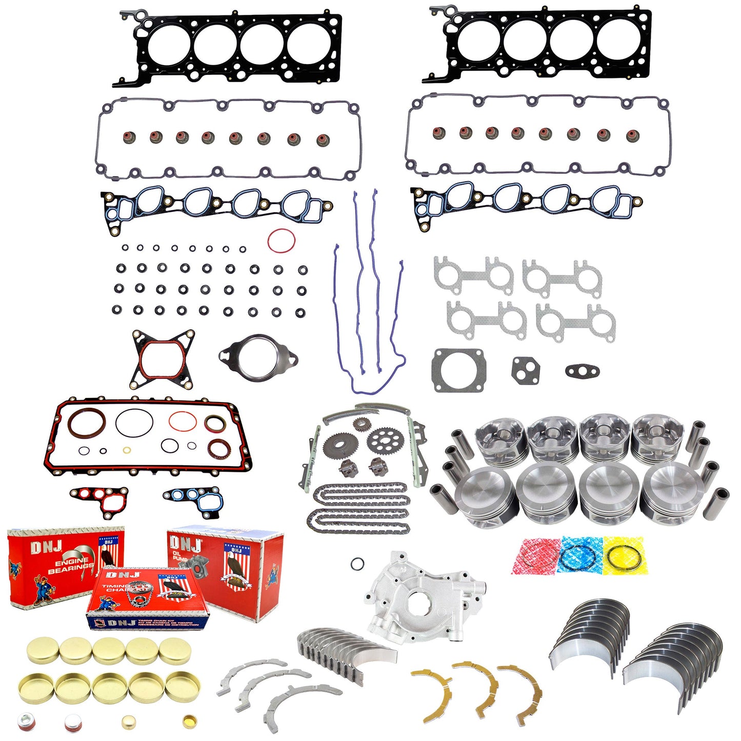 Master Engine Rebuild Kit 1996-1998 Ford,Mercury 4.6L