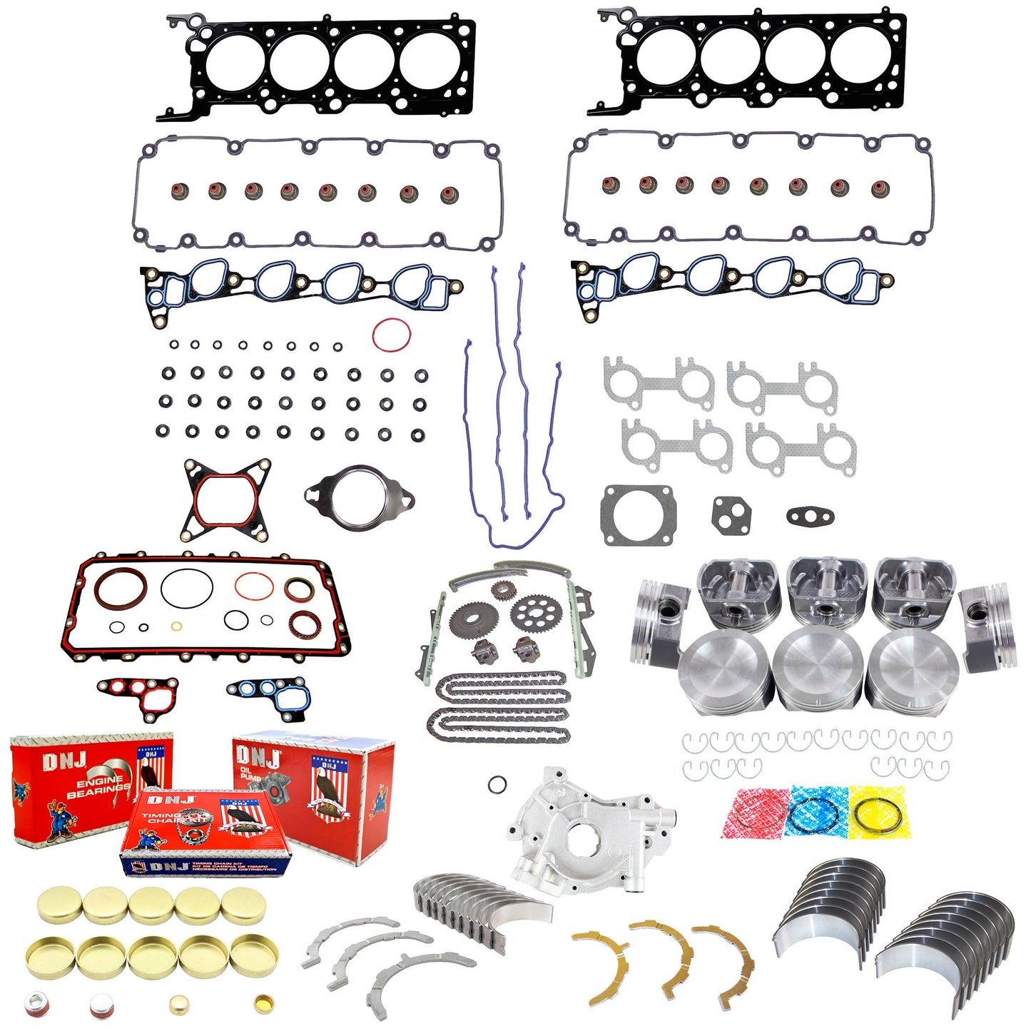 Master Engine Rebuild Kit 1996-1998 Ford,Mercury 4.6L