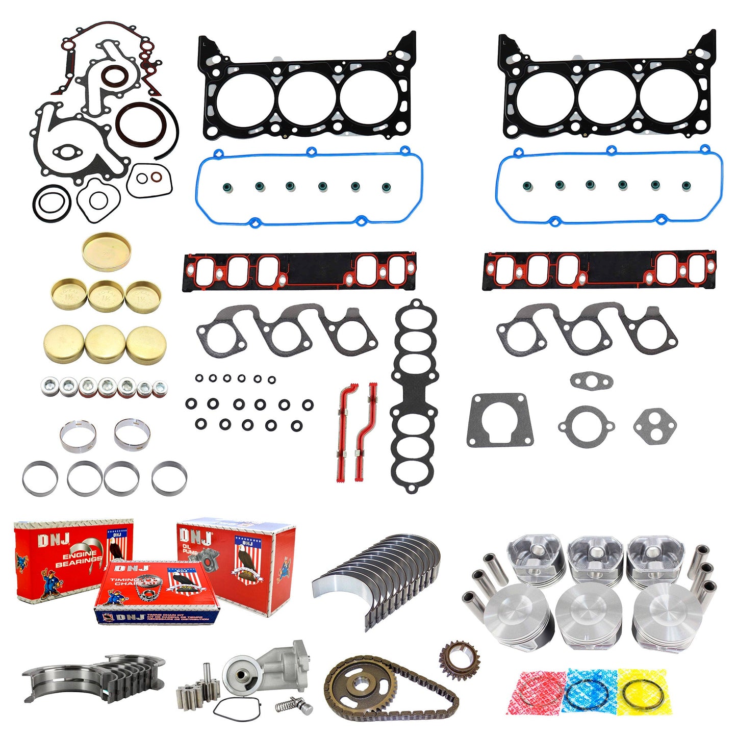 Master Engine Rebuild Kit 1997-1998 Ford,Mercury 3.8L