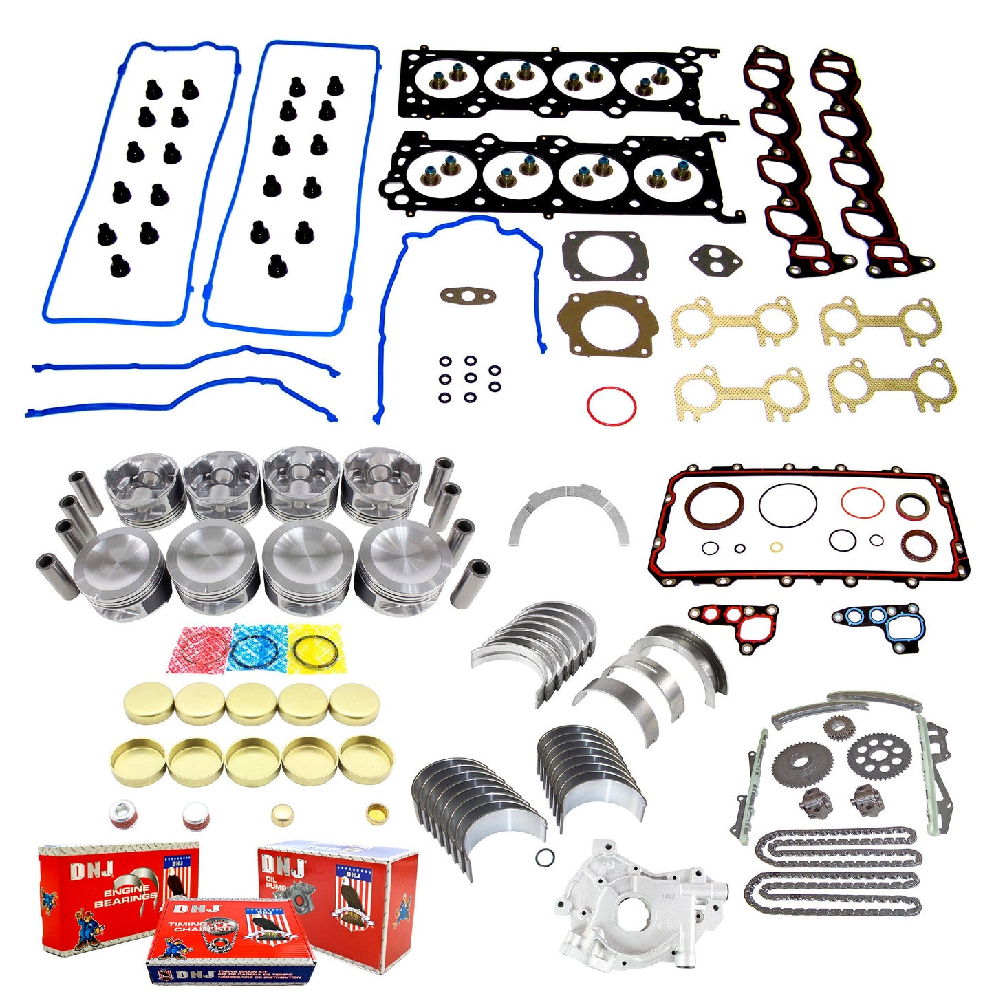 Master Engine Rebuild Kit 1993-1995 Ford,Lincoln,Mercury 4.6L