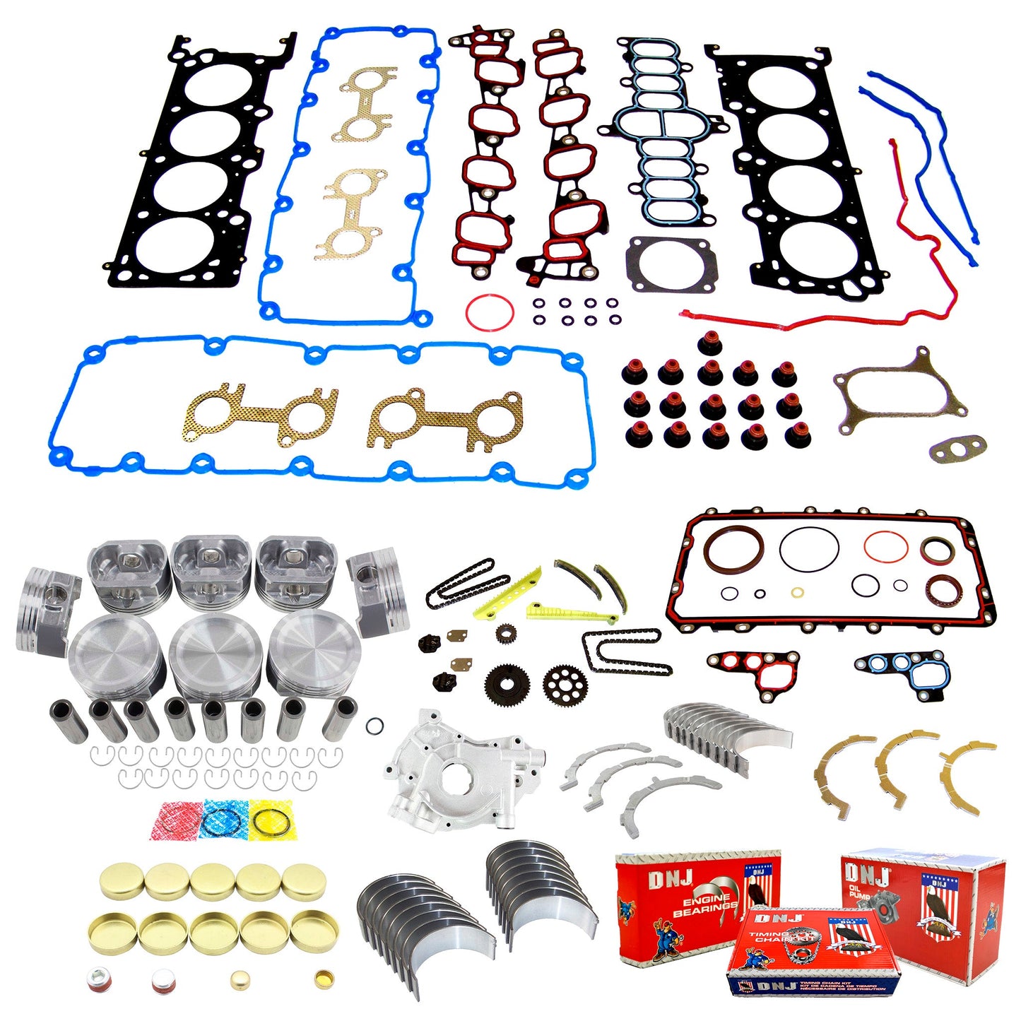 Master Engine Rebuild Kit 2000 Ford 4.6L