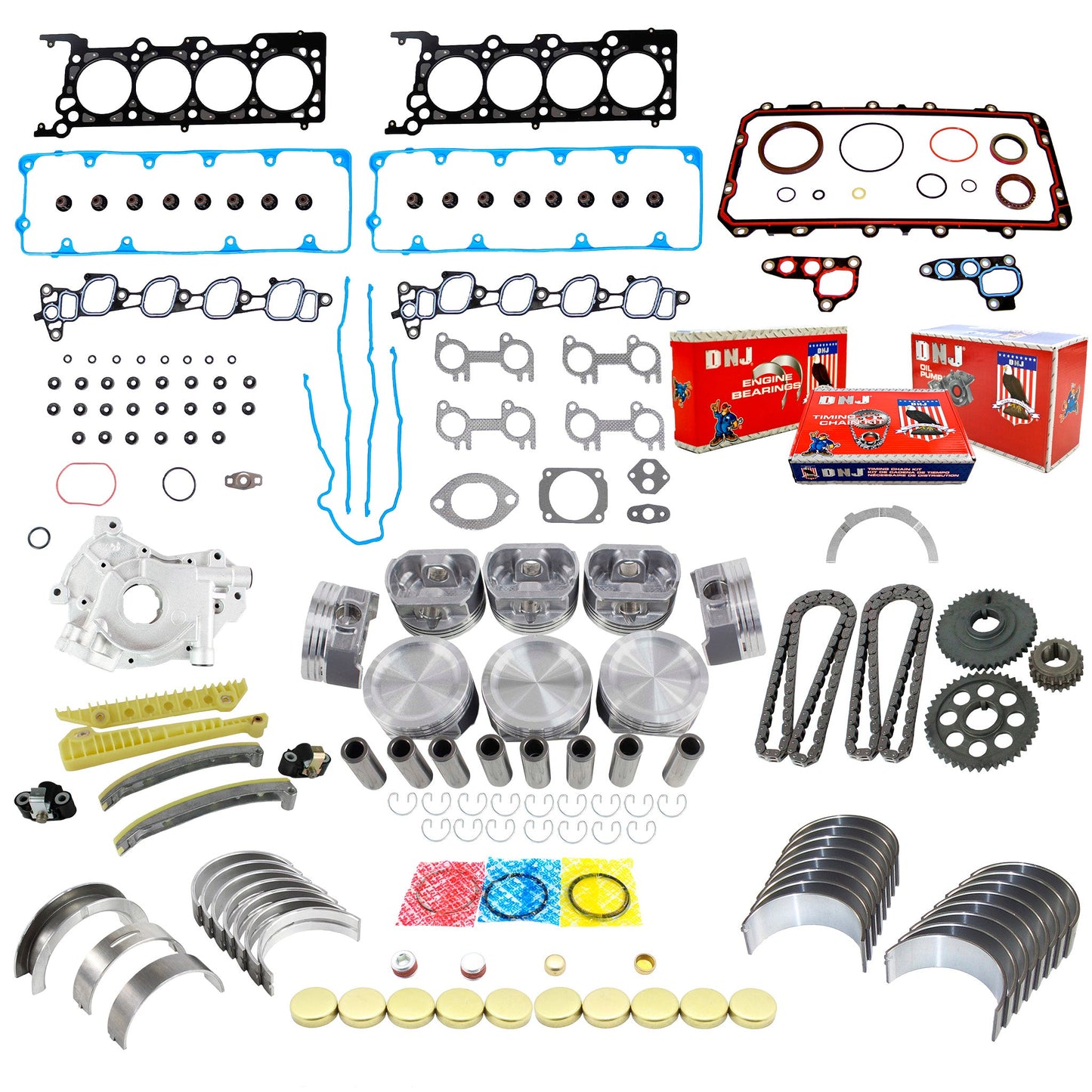 Master Engine Rebuild Kit 2003-2004 Ford,Lincoln,Mercury 4.6L