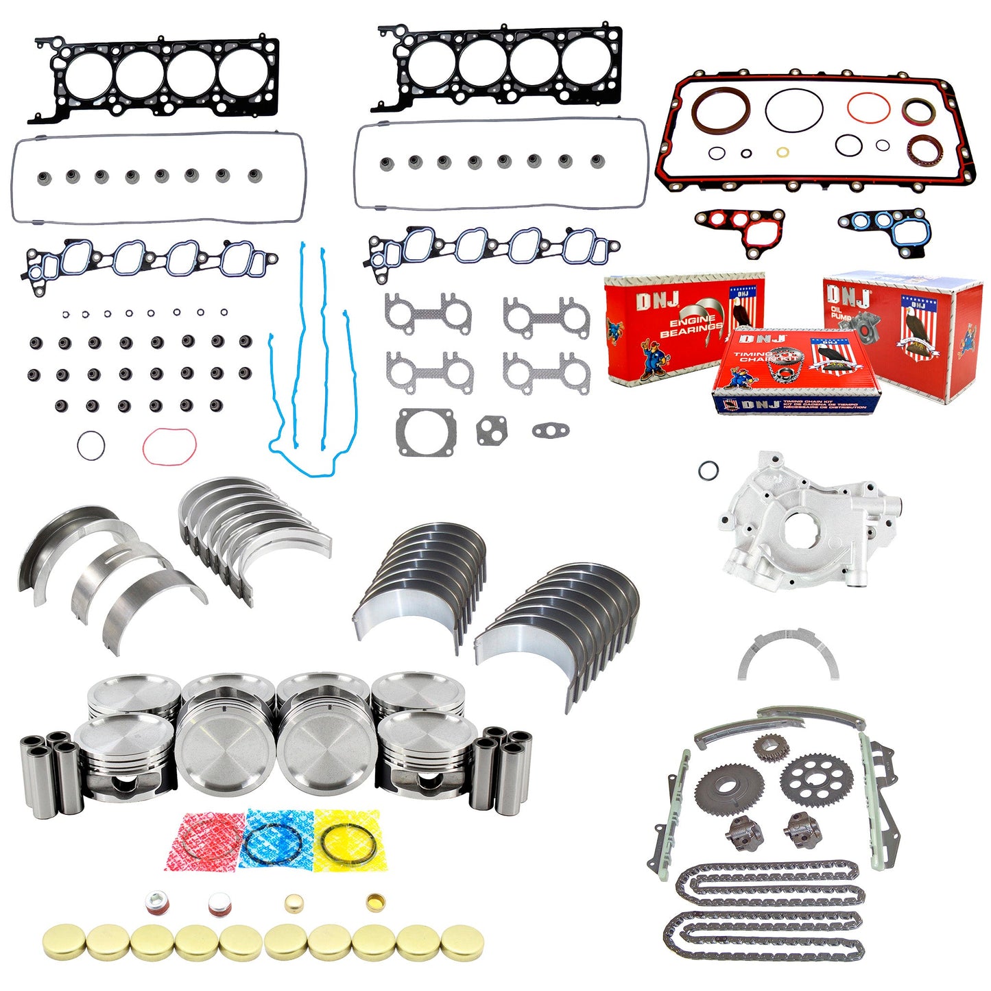 Master Engine Rebuild Kit 2001 Ford,Lincoln,Mercury 4.6L