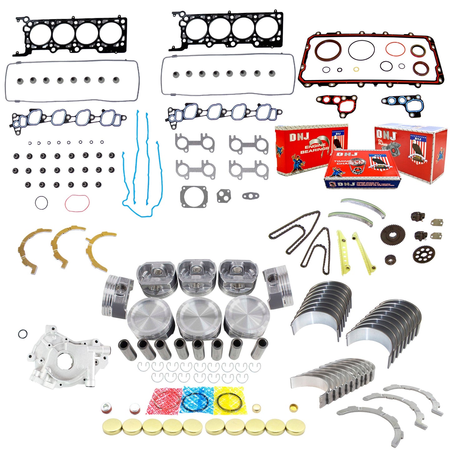 Master Engine Rebuild Kit 2001 Ford Mustang GT 4.6L V8