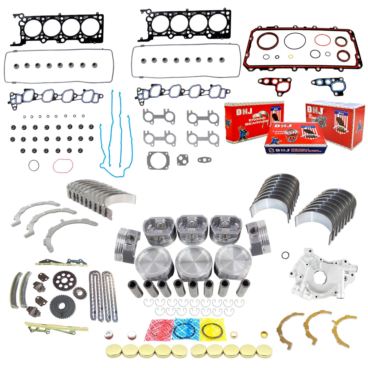 Master Engine Rebuild Kit 2001 Ford 4.6L