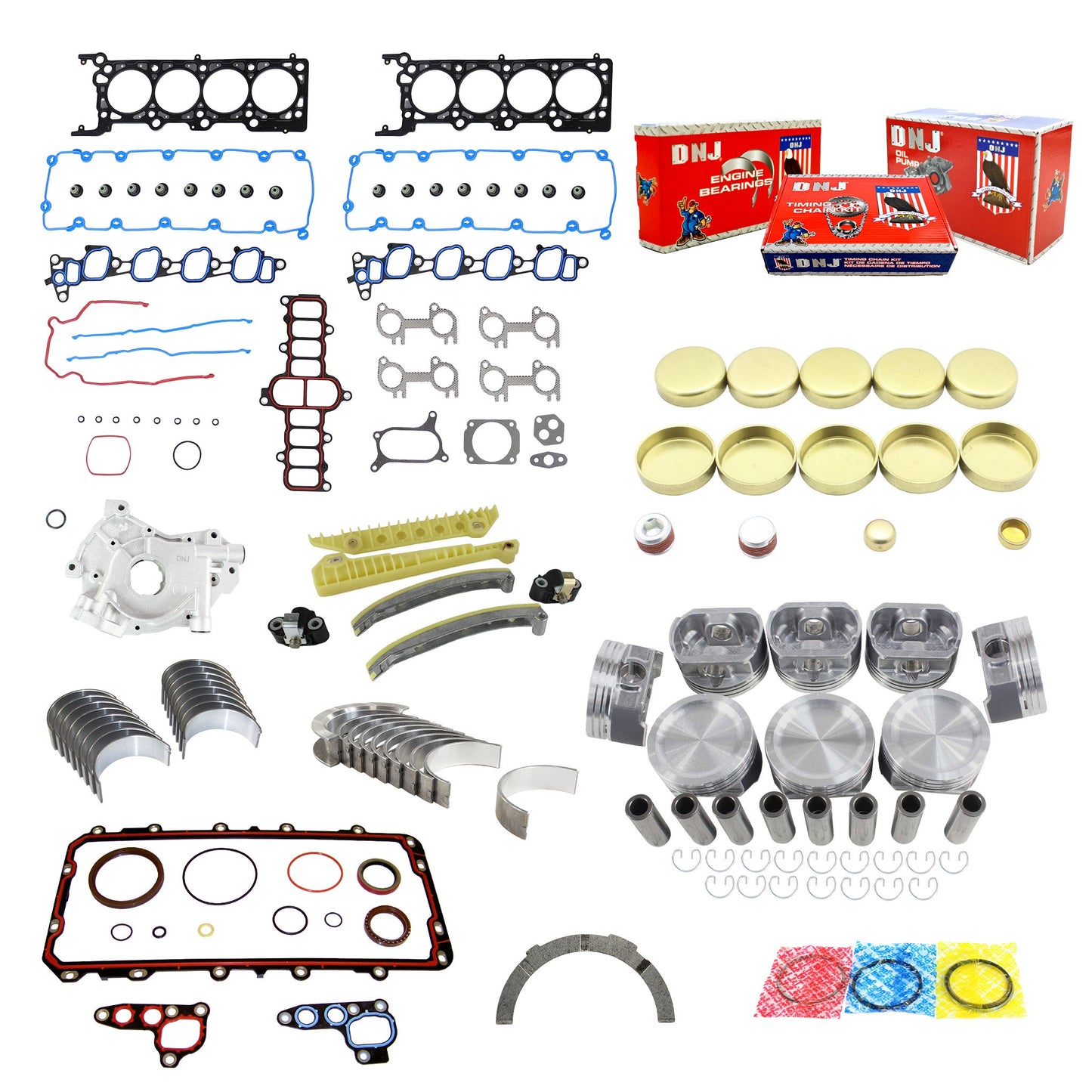 Master Engine Rebuild Kit 2002-2003 Ford F-150 4.6L V8