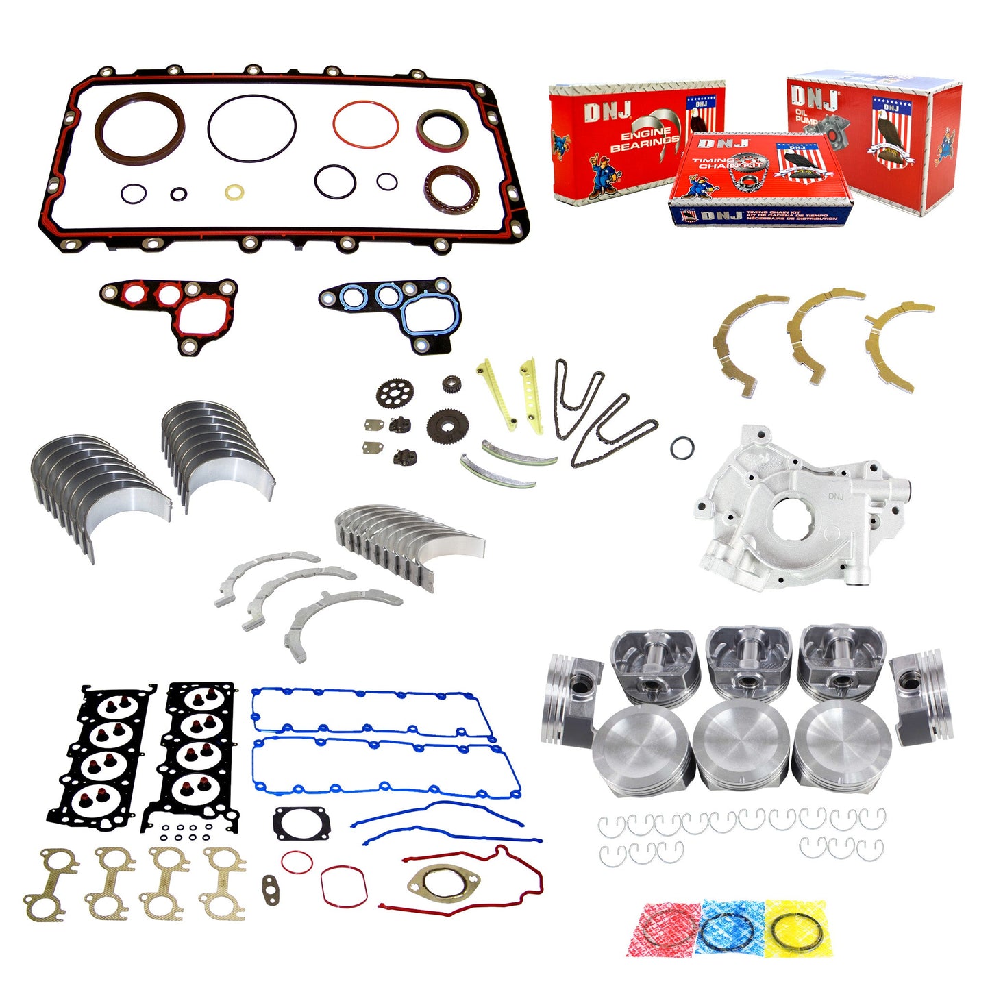 Master Engine Rebuild Kit 1999-2000 Ford 4.6L