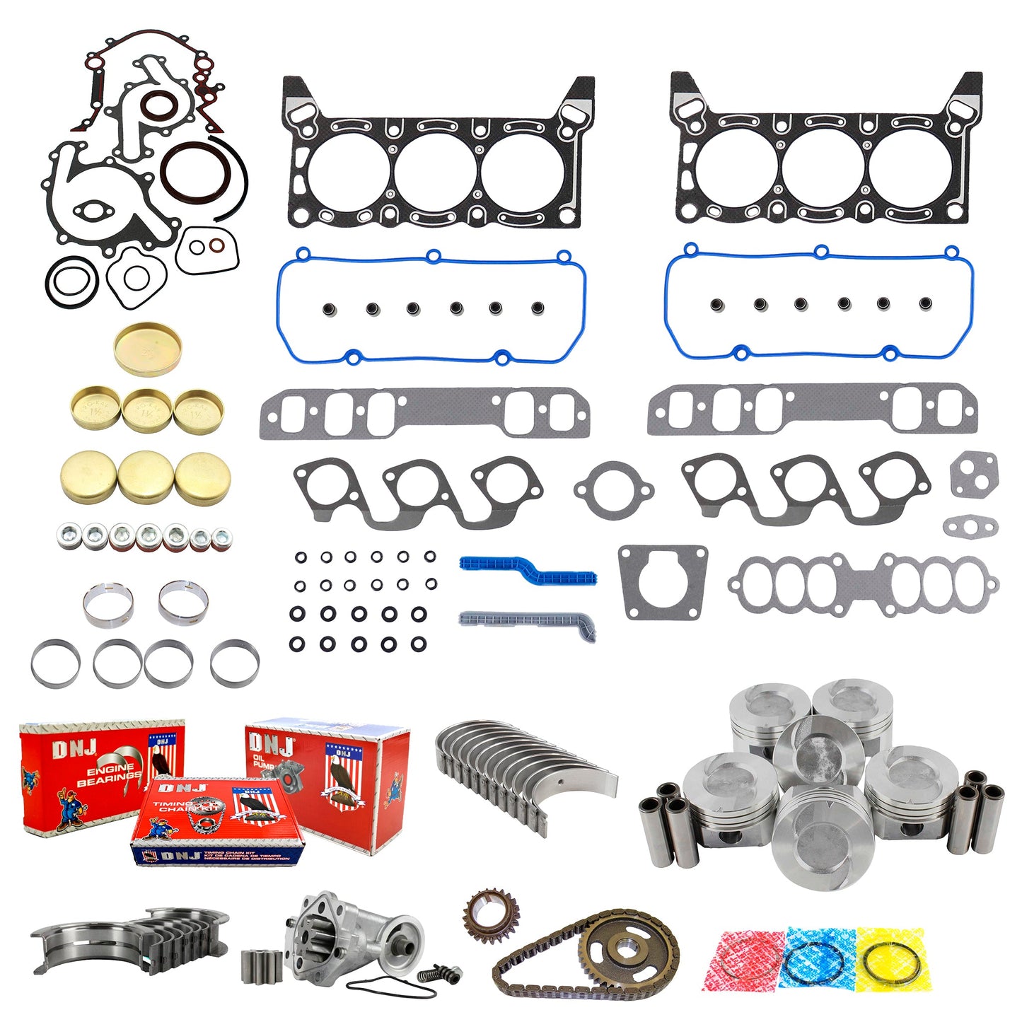 Master Engine Rebuild Kit 1994-1995 Ford 3.8L