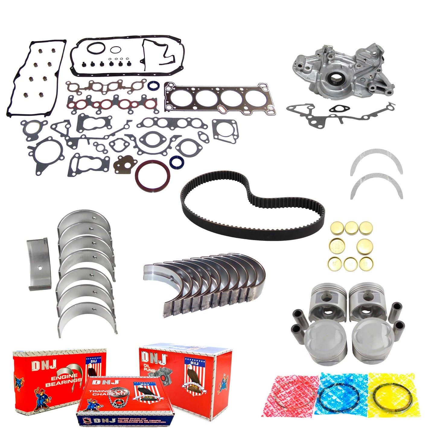 Master Engine Rebuild Kit 1990-1993 Ford 1.3L