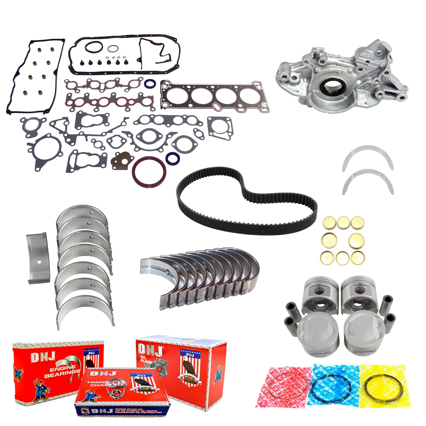 Master Engine Rebuild Kit 1990-1993 Ford 1.3L L4