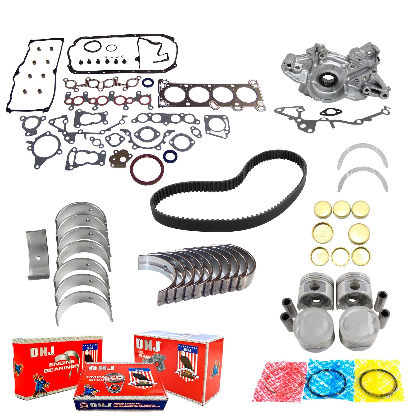 Master Engine Rebuild Kit 1988-1989 Ford 1.3L