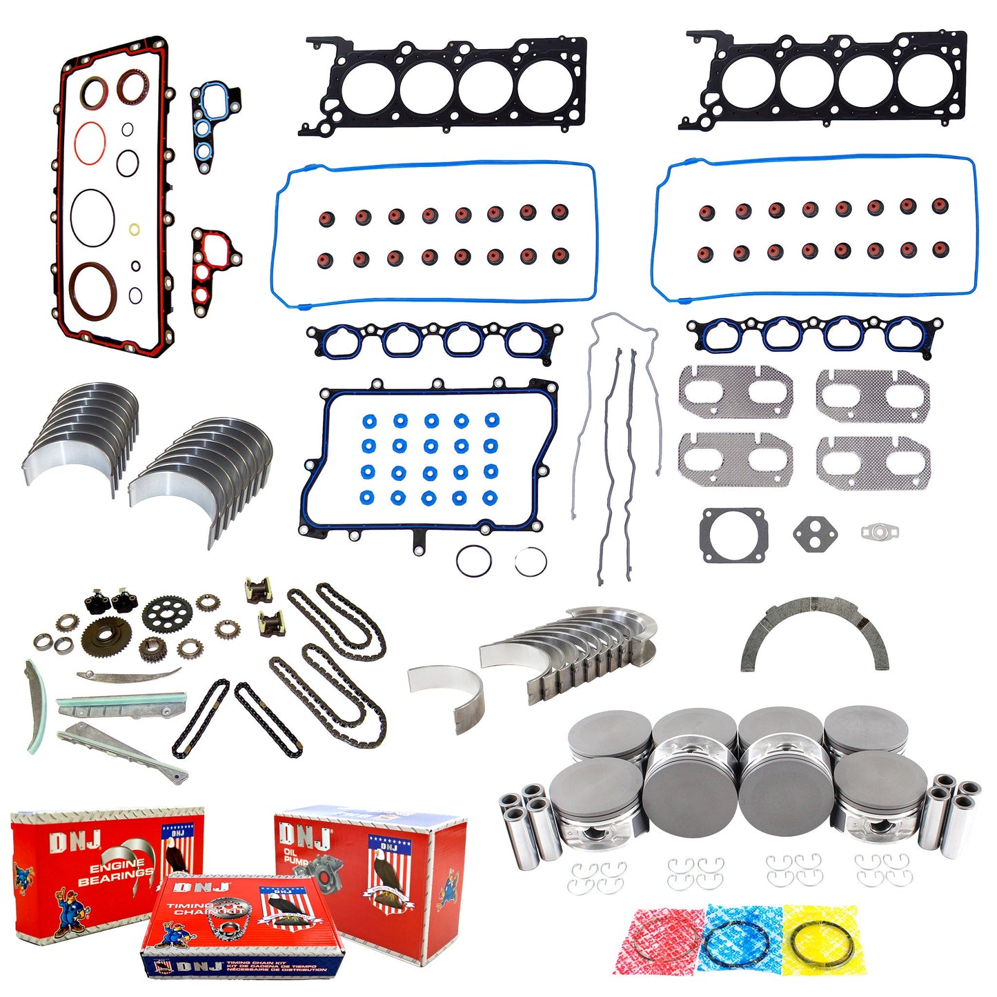 Master Engine Rebuild Kit 2005 Lincoln Aviator 4.6L V8