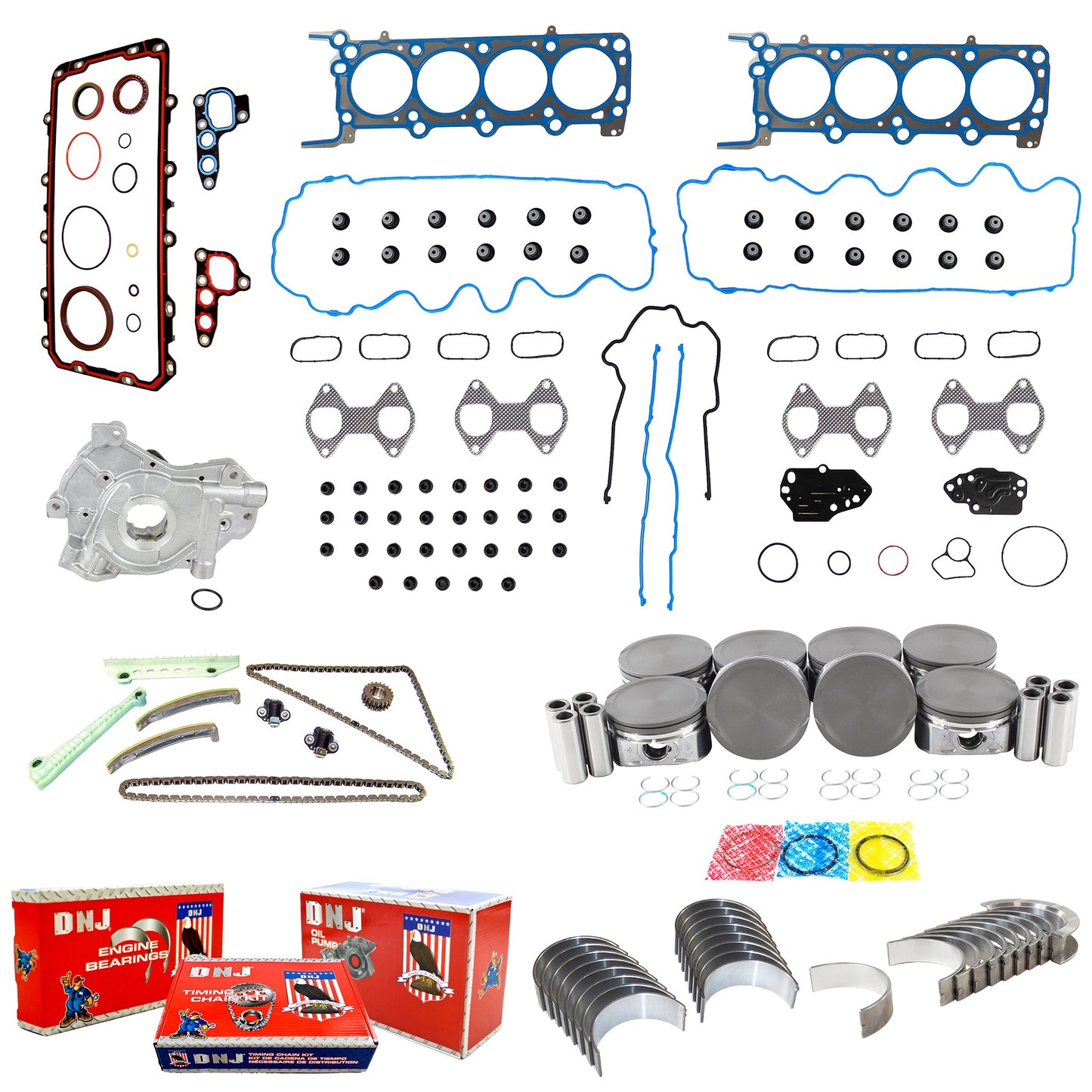 Master Engine Rebuild Kit 2006 Ford,Mercury 4.6L