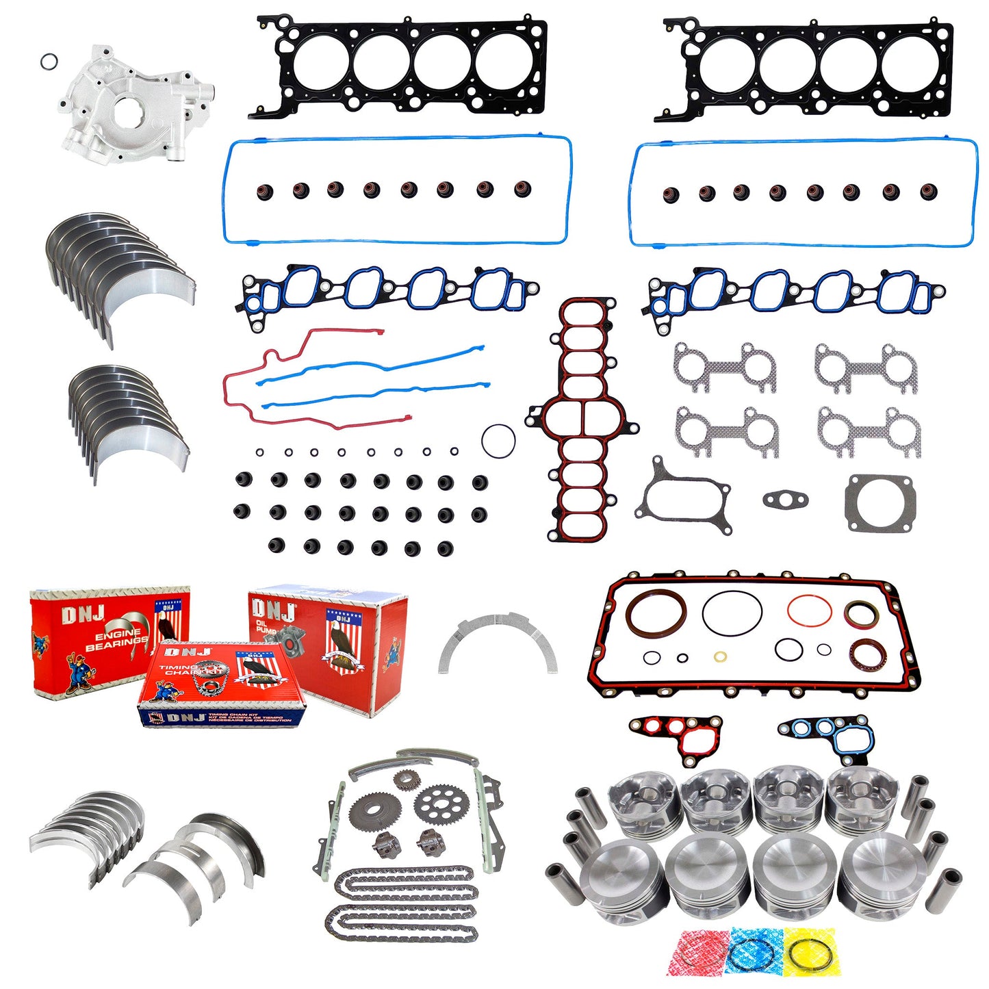 Master Engine Rebuild Kit 2000 Ford 4.6L
