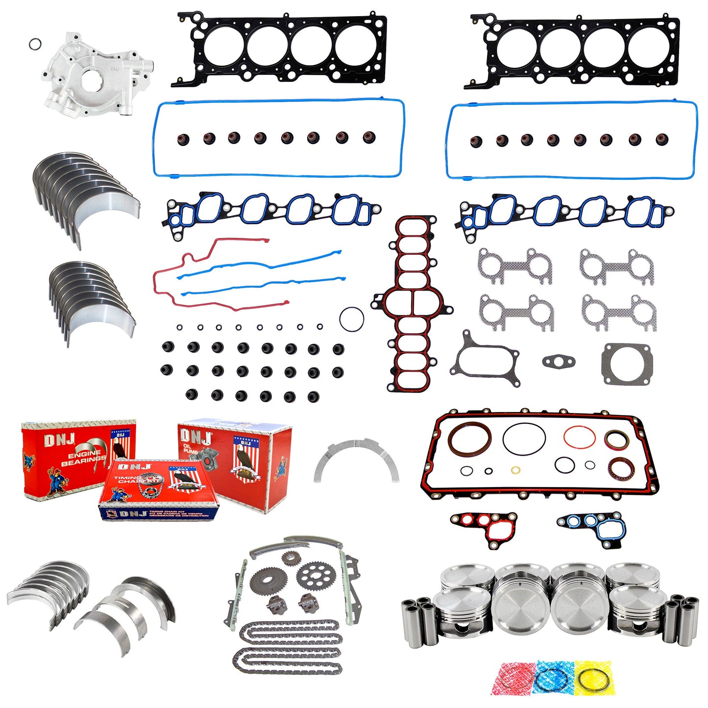 Master Engine Rebuild Kit 2001 Ford 4.6L