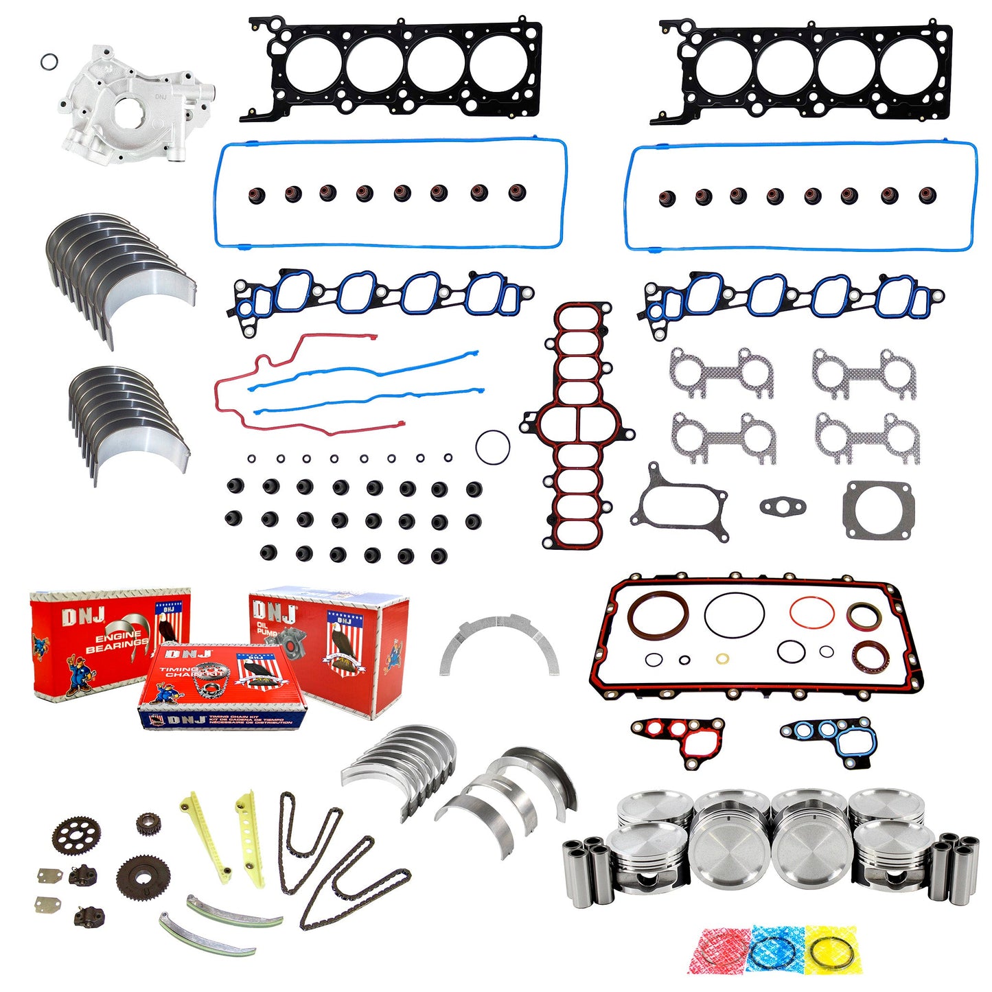 Master Engine Rebuild Kit 2001-2002 Ford 4.6L
