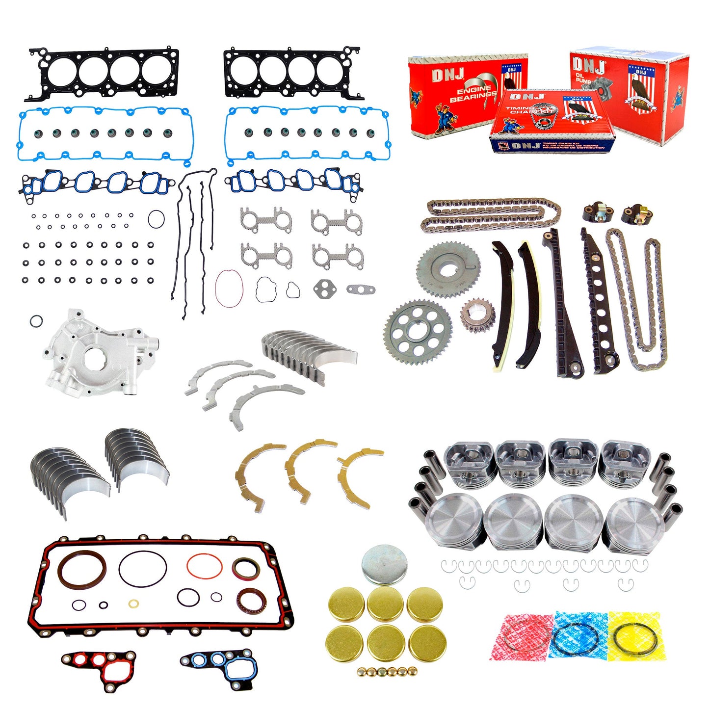 Master Engine Rebuild Kit 2004-2008 Ford 5.4L