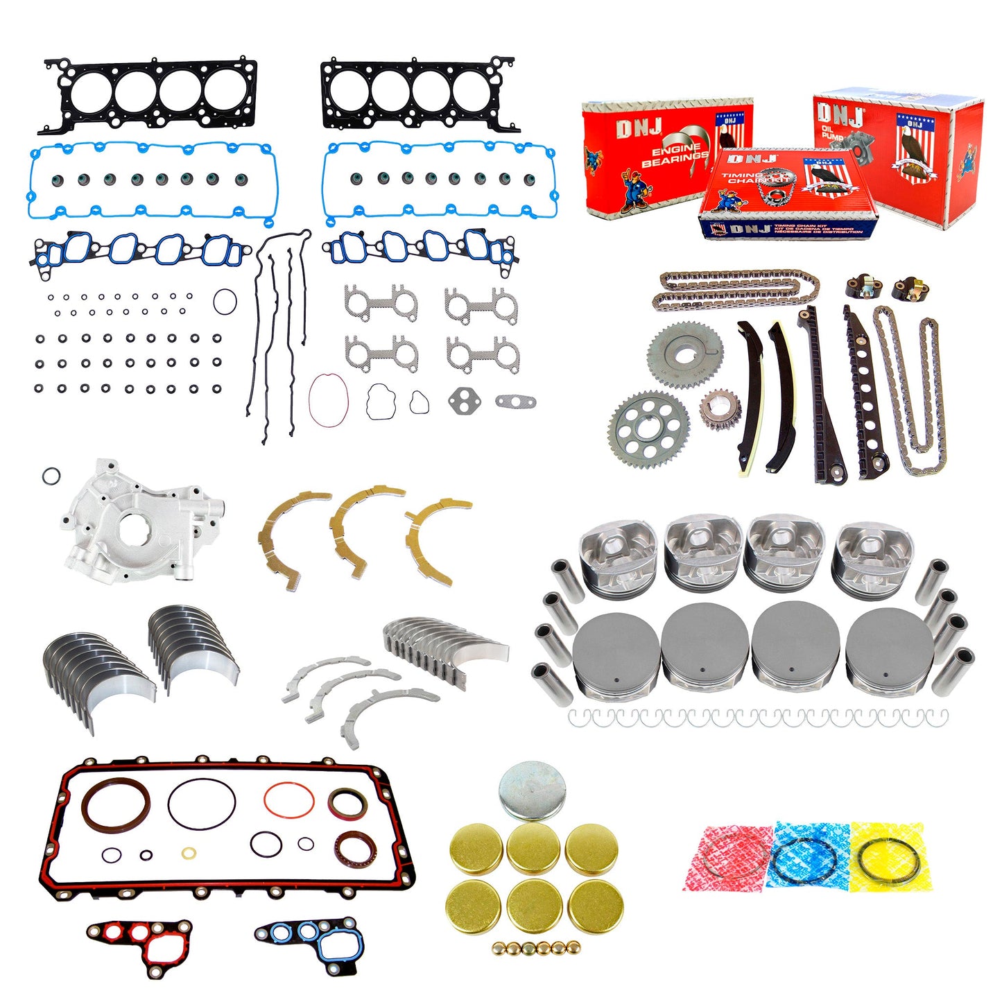 Master Engine Rebuild Kit 2004-2008 Ford 5.4L