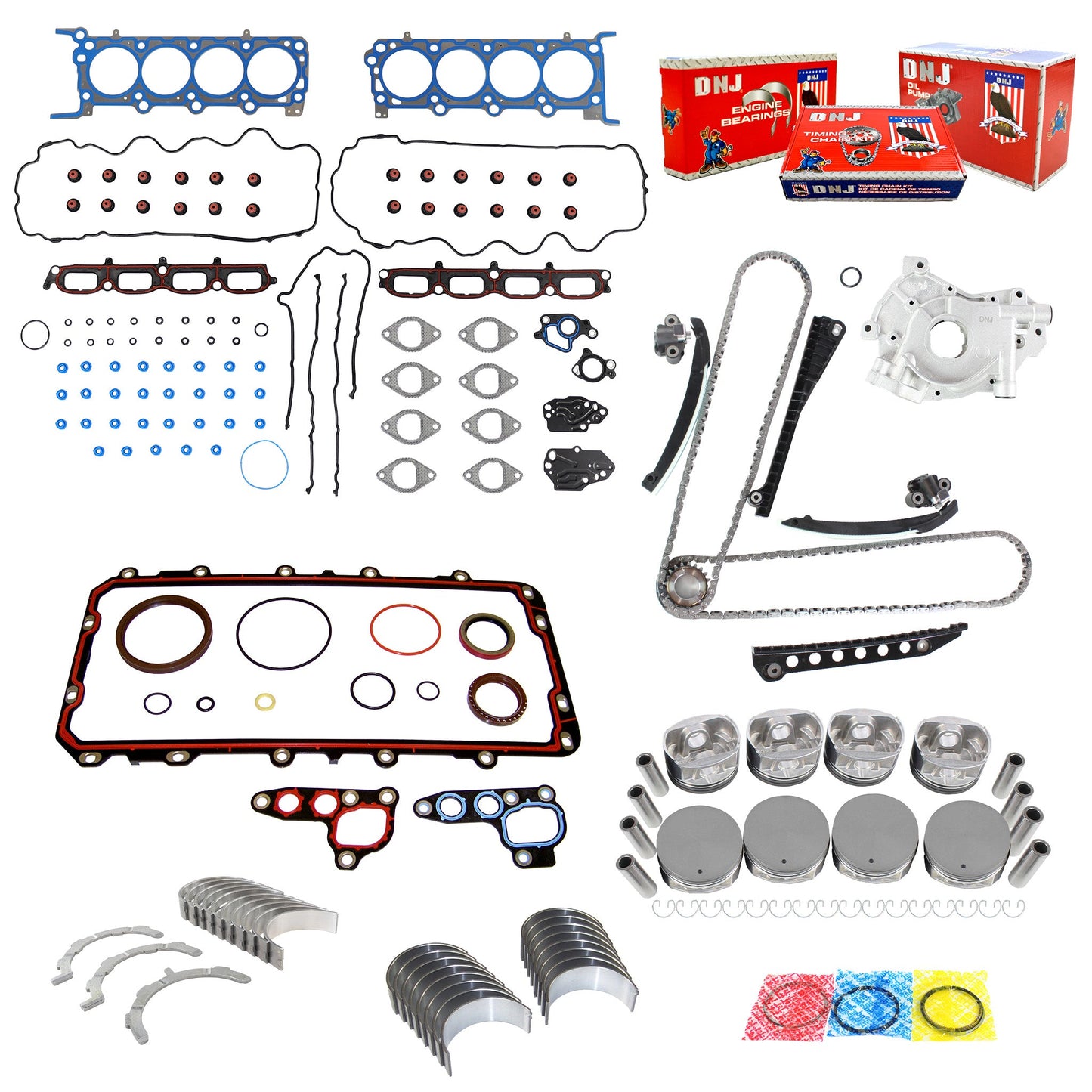 Master Engine Rebuild Kit 2004-2006 Ford F-Series Super Duty & Lincoln 5.4L V8